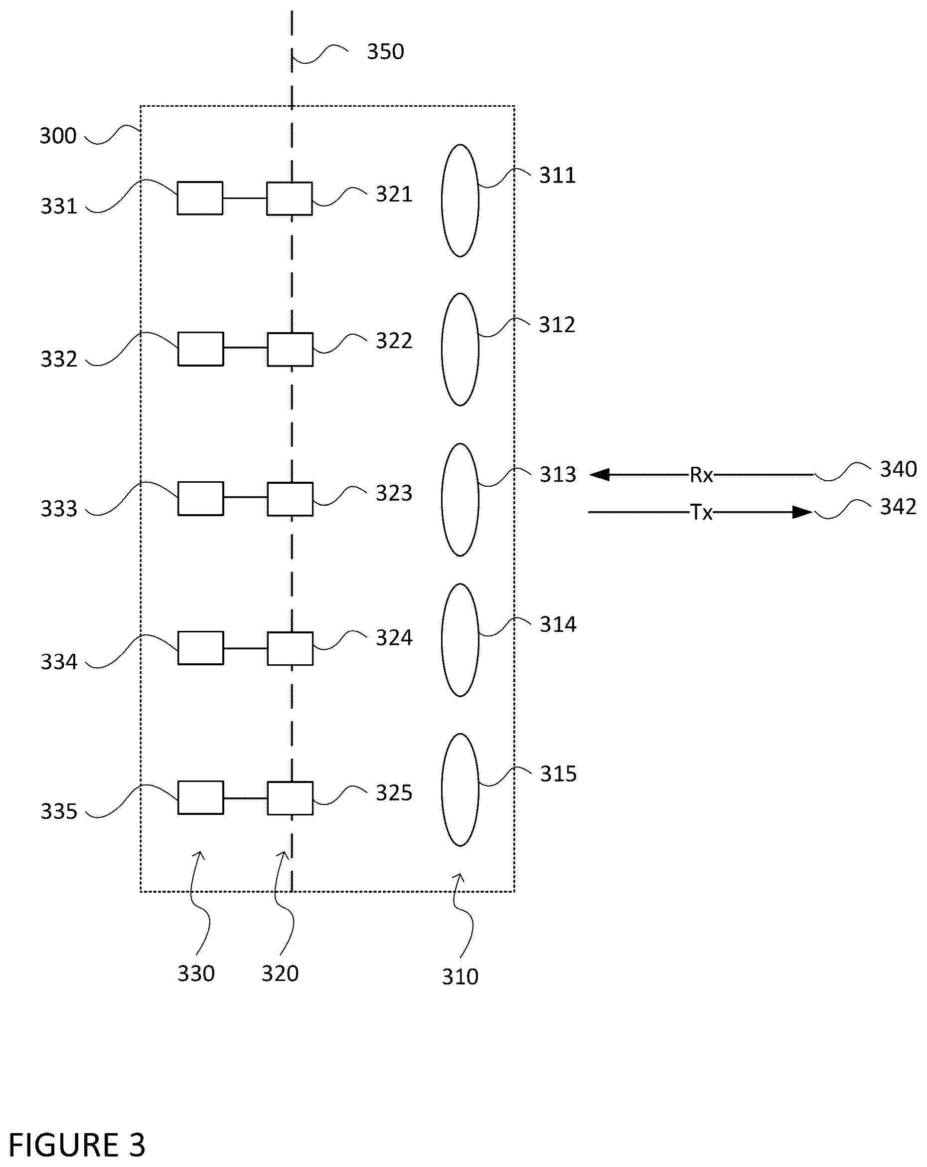 Patent US12308891 Figure 3 – Architecture for increased power conversion in a power conversion over laser system