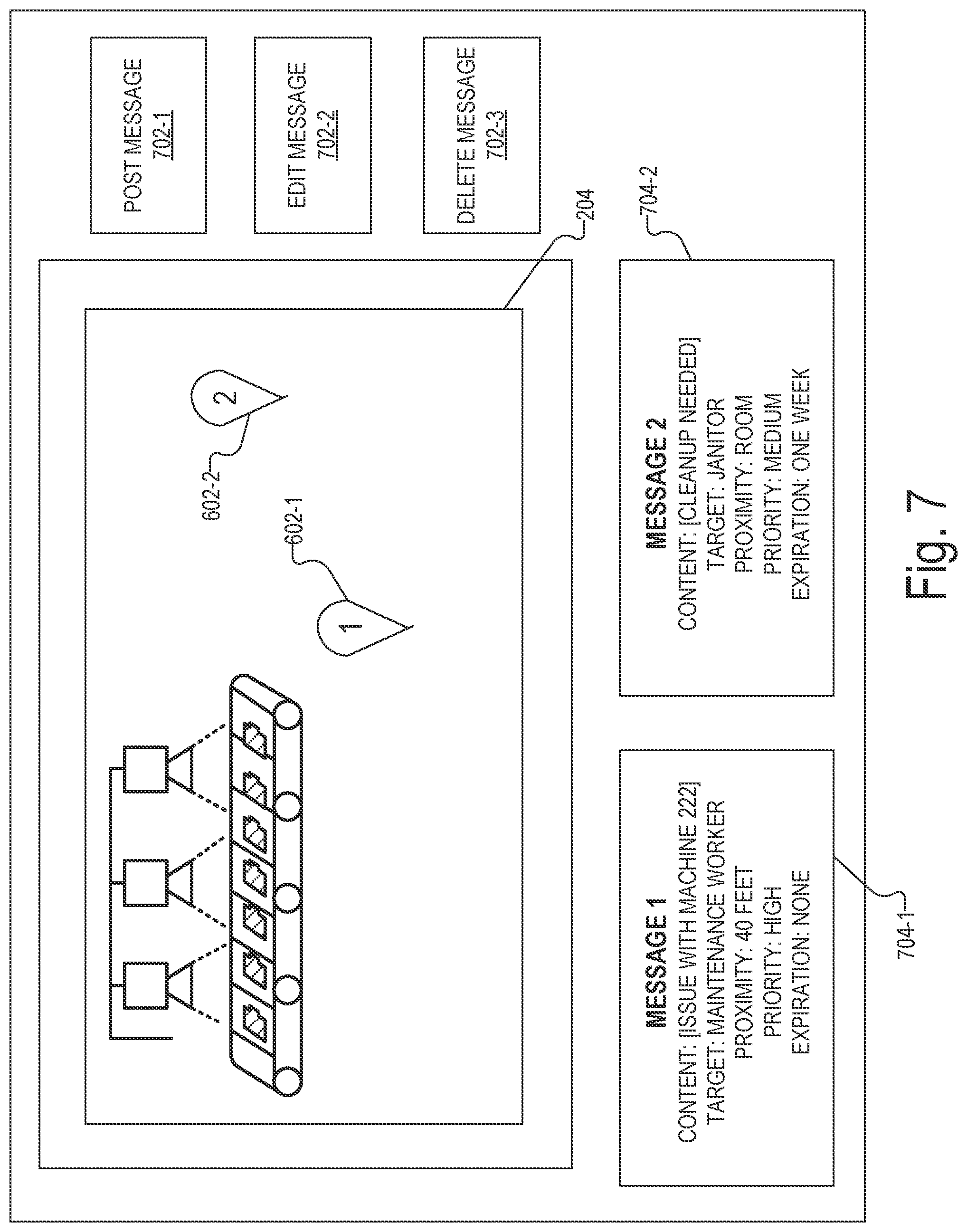 Patent US12308892 Figure 7 – Methods and systems for location-based audio messaging