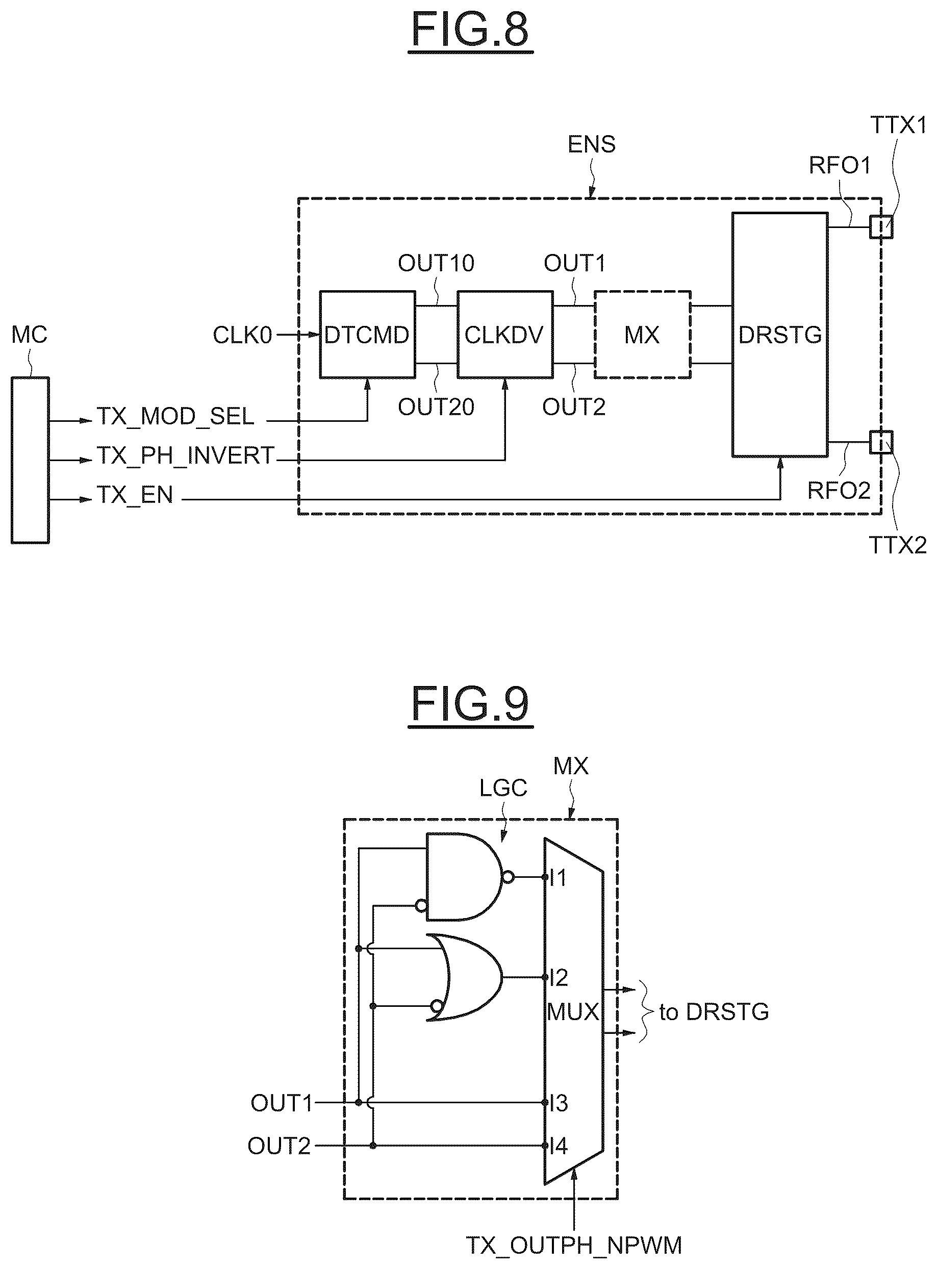 Patent US12308897 Figure 5 – Active damping and power control in NFC active load modulation