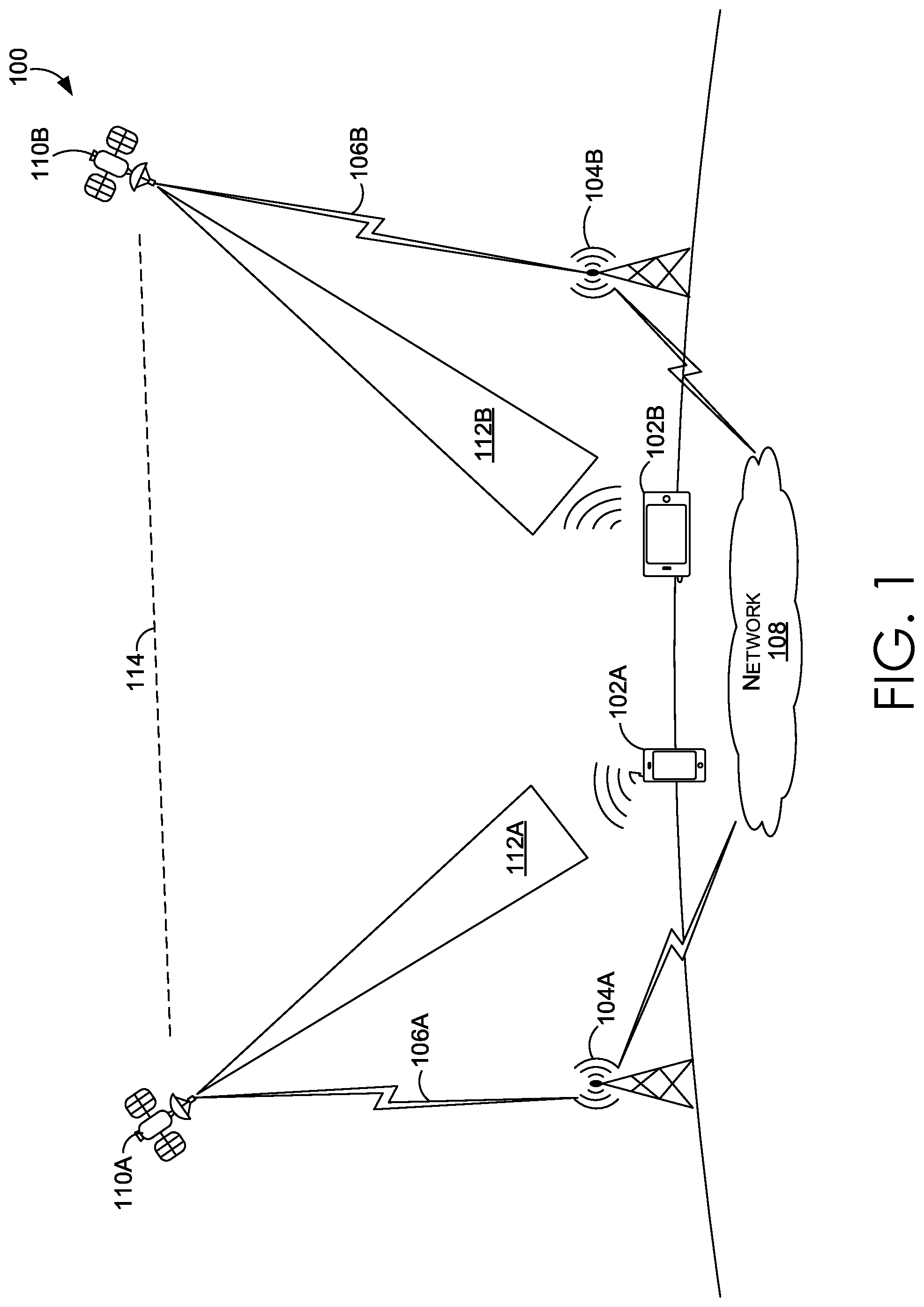 Patent US12308907 Figure 1 – Dynamically adjusting antenna beam directivity based on orientation of device