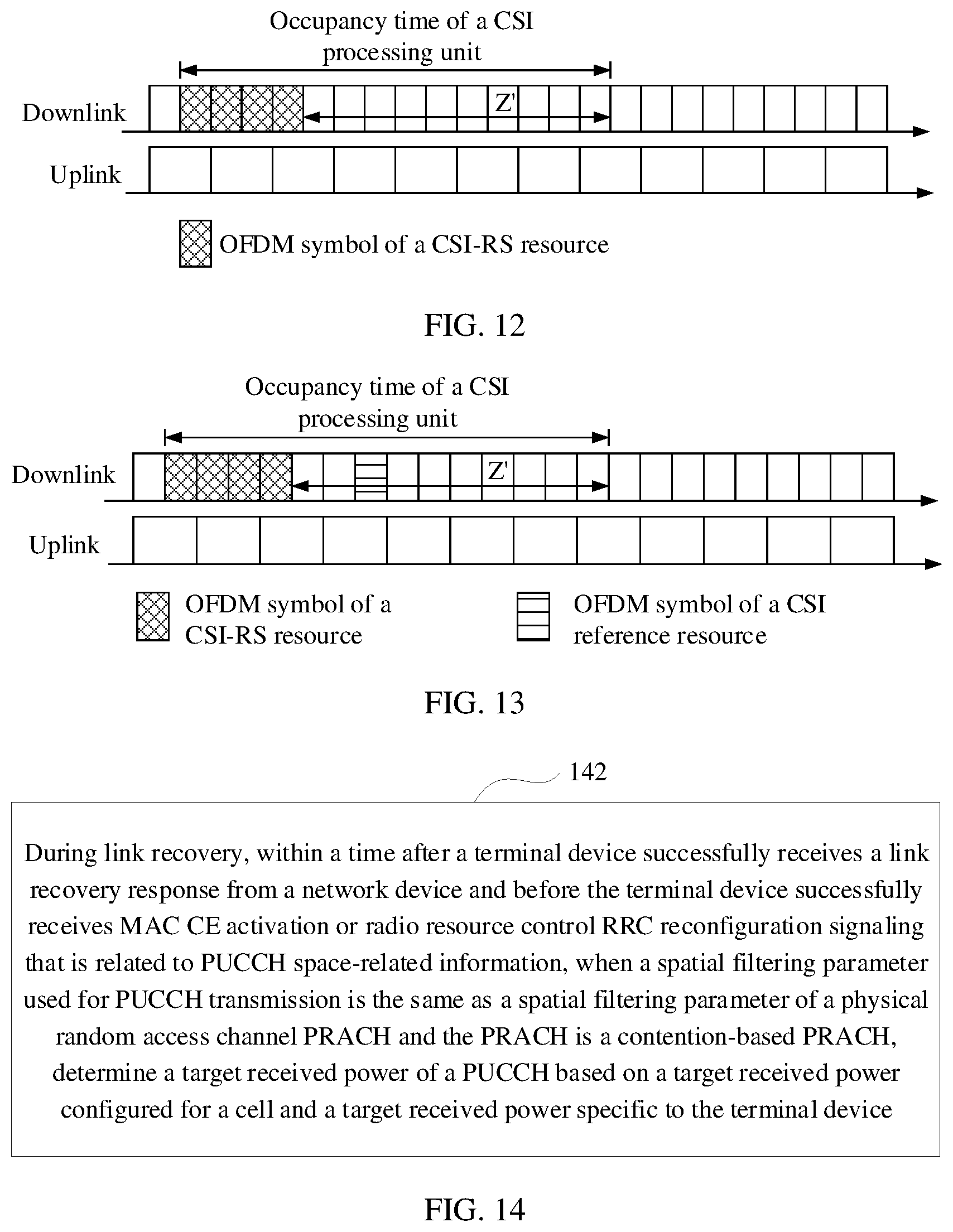 Patent US12308917 Figure 5 – Method for determining occupancy time of channel state information CSI processing unit, and terminal device