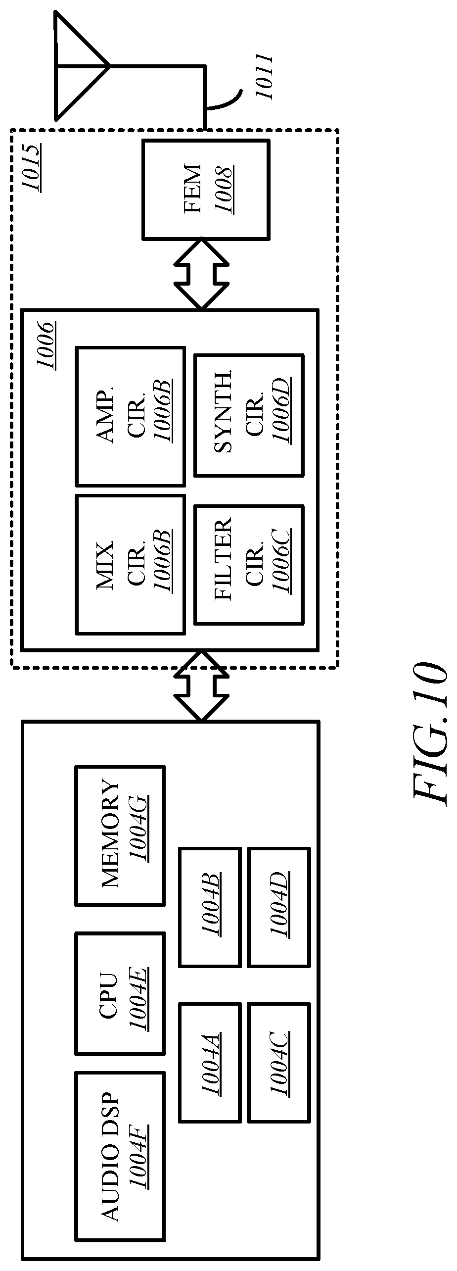 Patent US12308932 Figure 10 – Technologies for beam switching to receive downlink repetitions