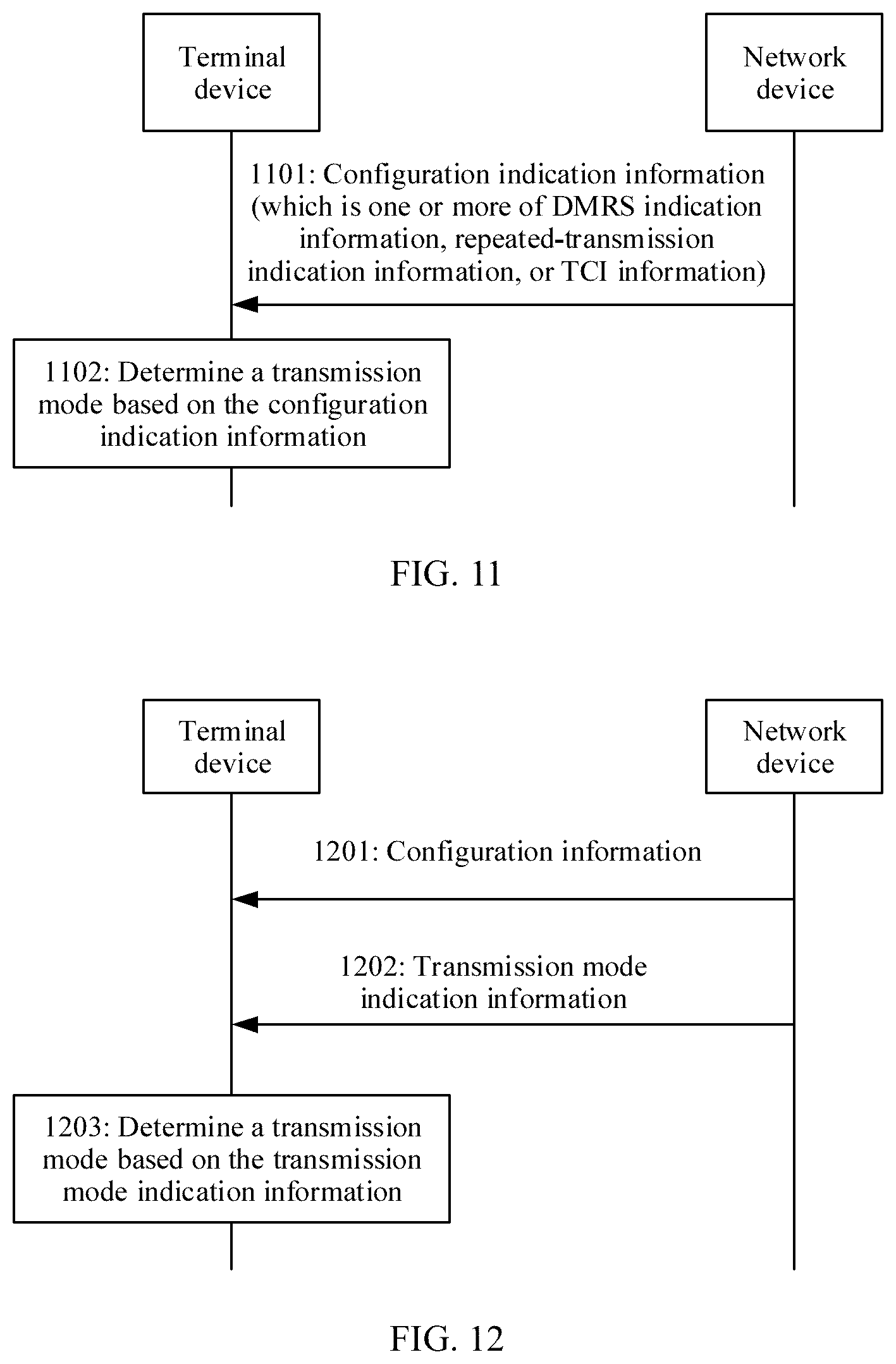 Patent US12308946 Figure 6 – Method for determining transmission mode and apparatus