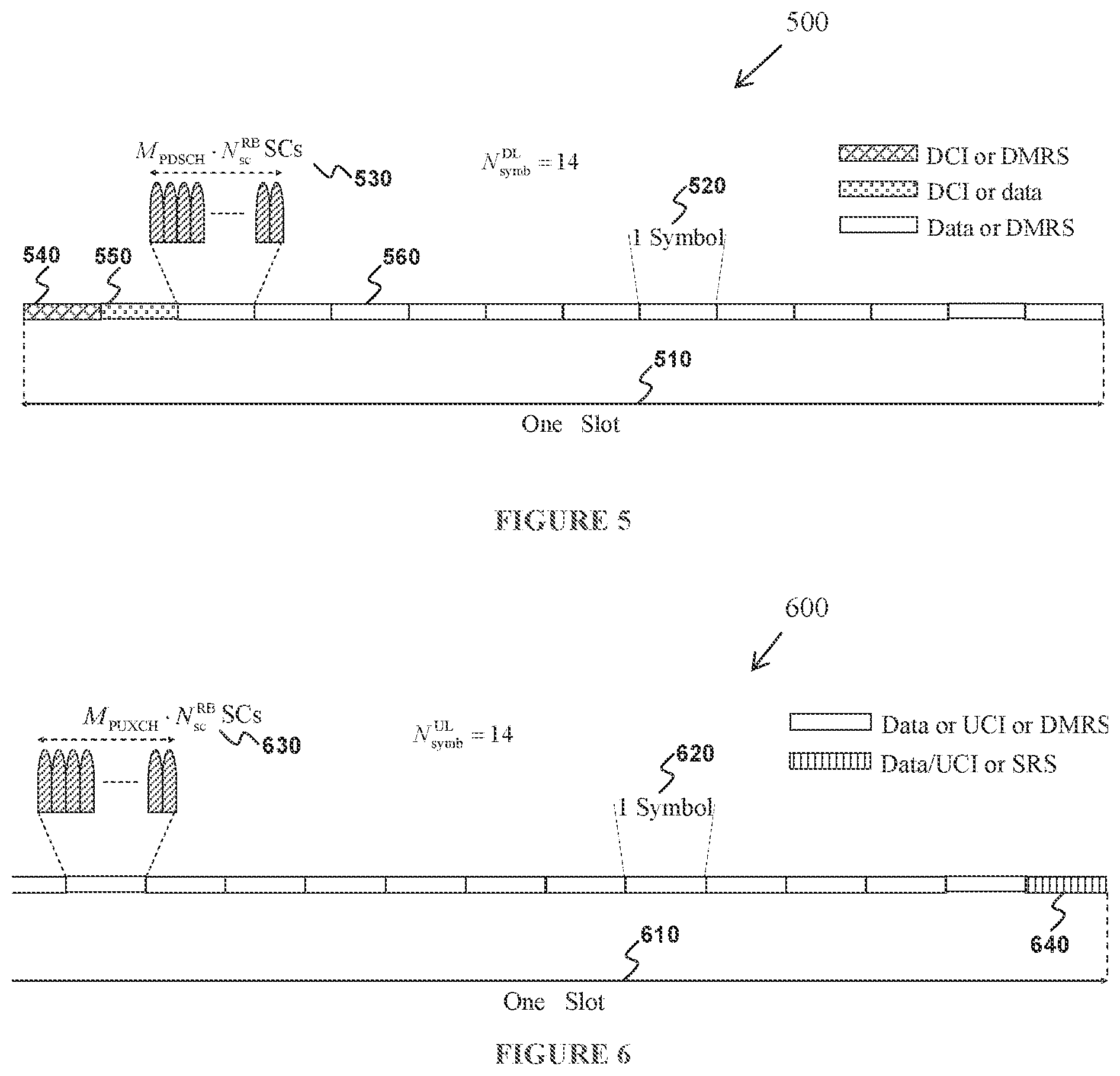 Patent US12308972 Figure 5 – Carrier aggregation with variable transmission durations