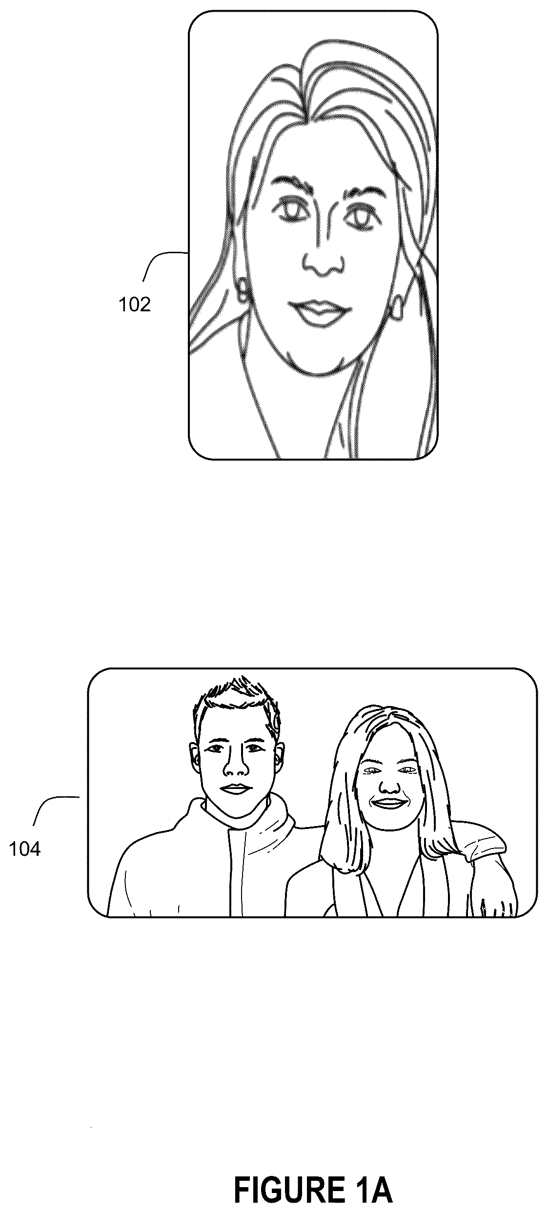 Patent US12308989 Figure 1 – Optimized video call grid for picture-in-picture mode