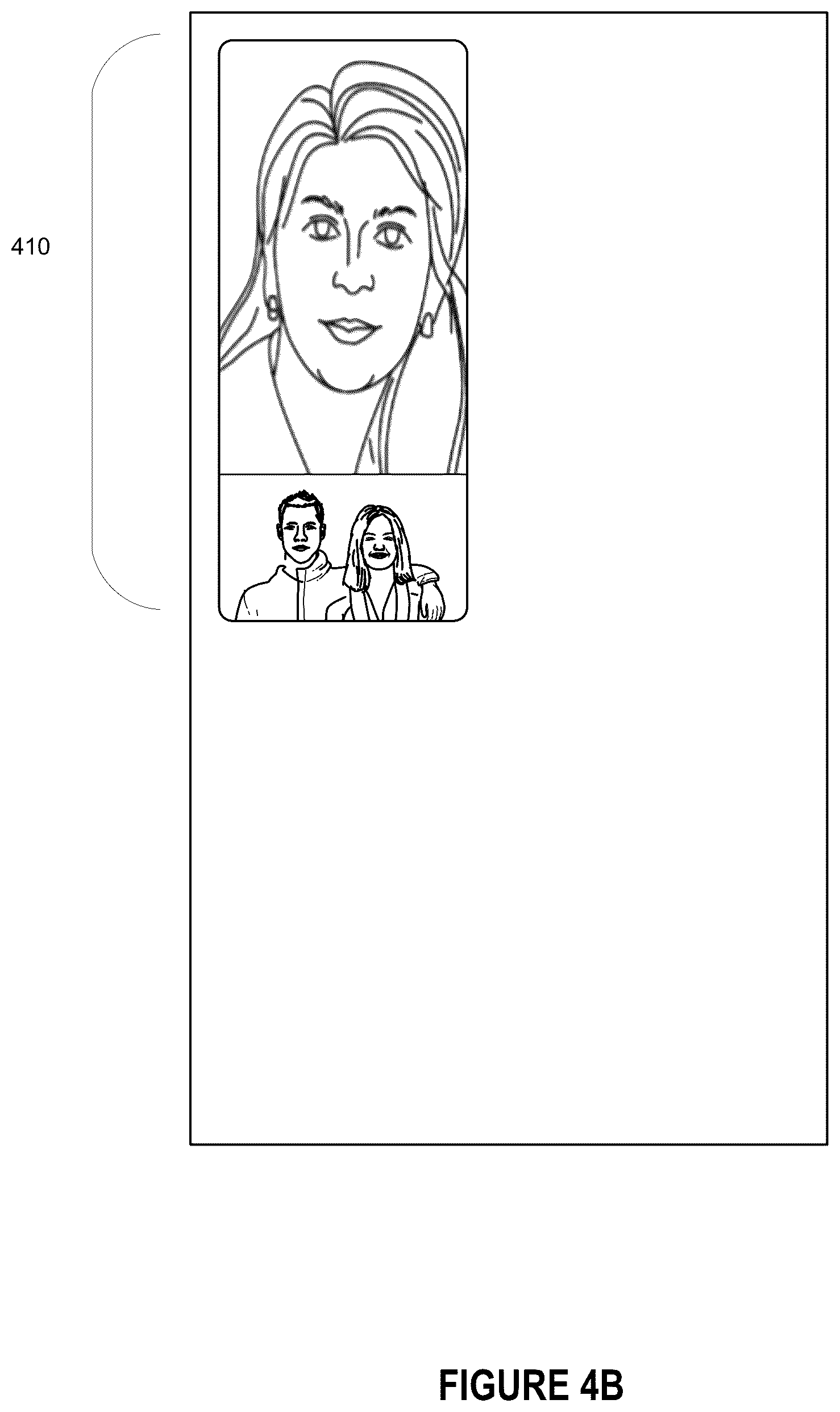 Patent US12308989 Figure 6 – Optimized video call grid for picture-in-picture mode
