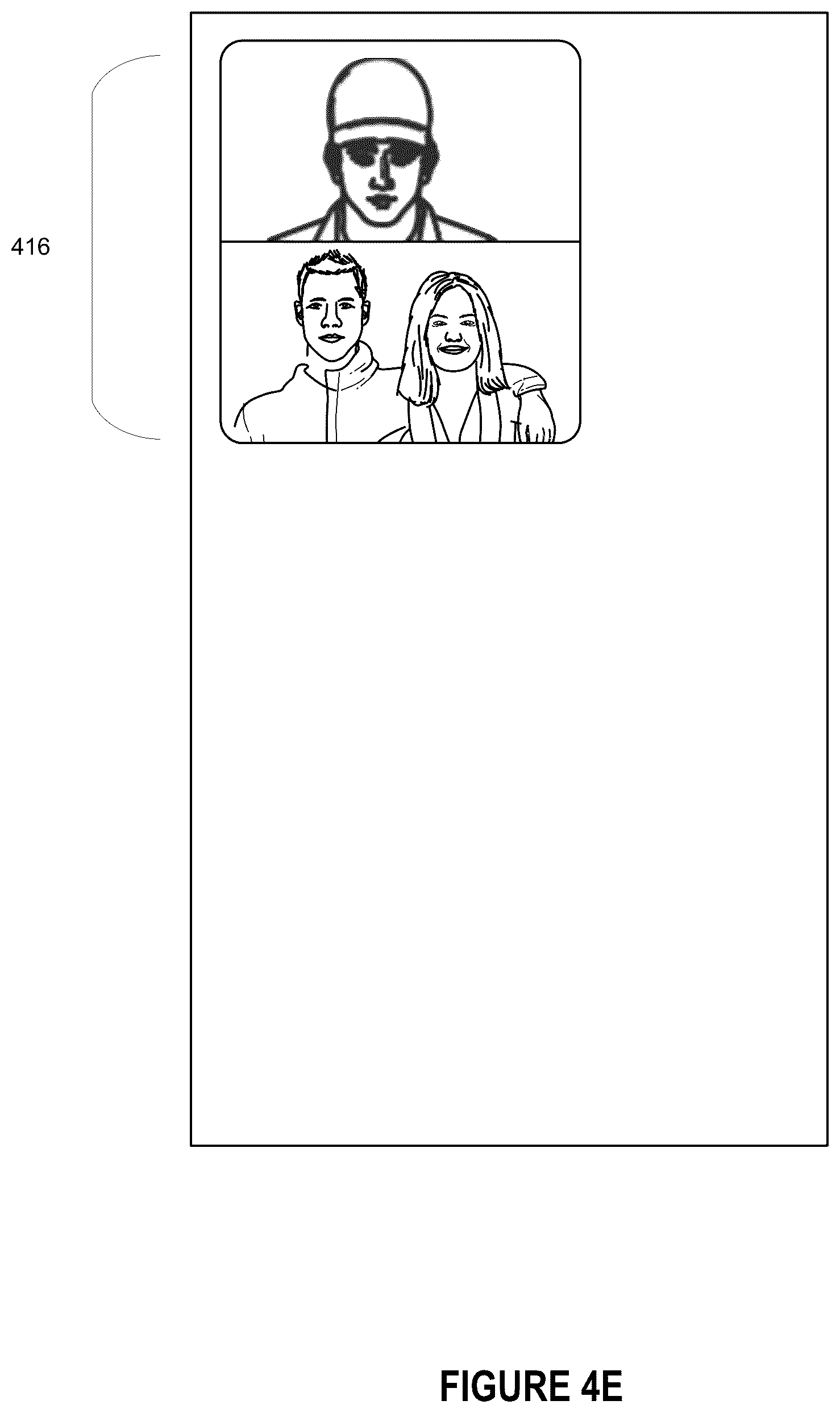 Patent US12308989 Figure 9 – Optimized video call grid for picture-in-picture mode