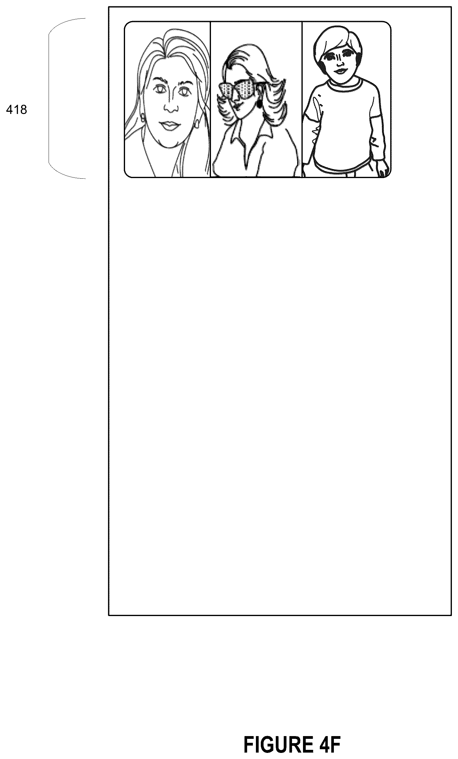 Patent US12308989 Figure 10 – Optimized video call grid for picture-in-picture mode
