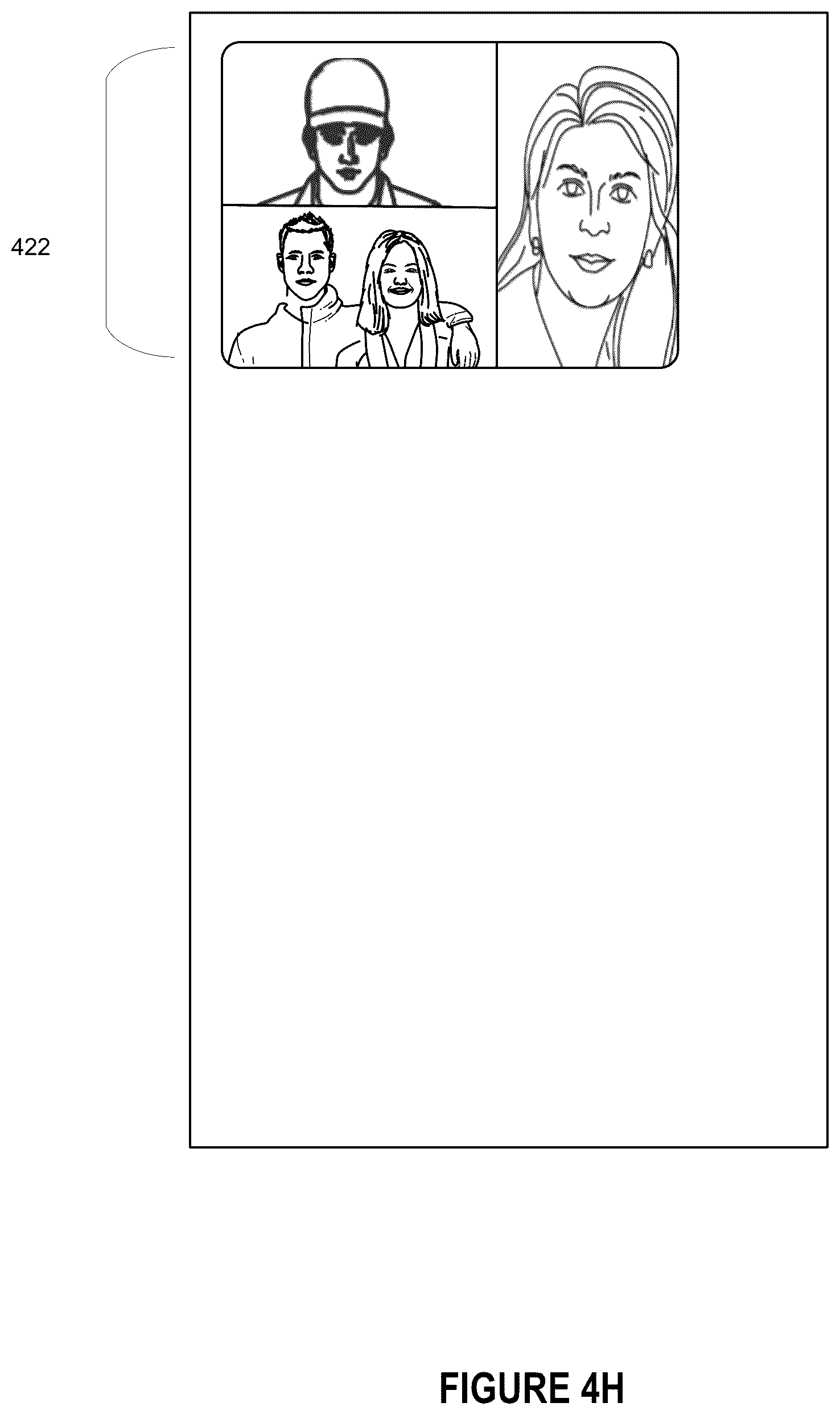 Patent US12308989 Figure 12 – Optimized video call grid for picture-in-picture mode