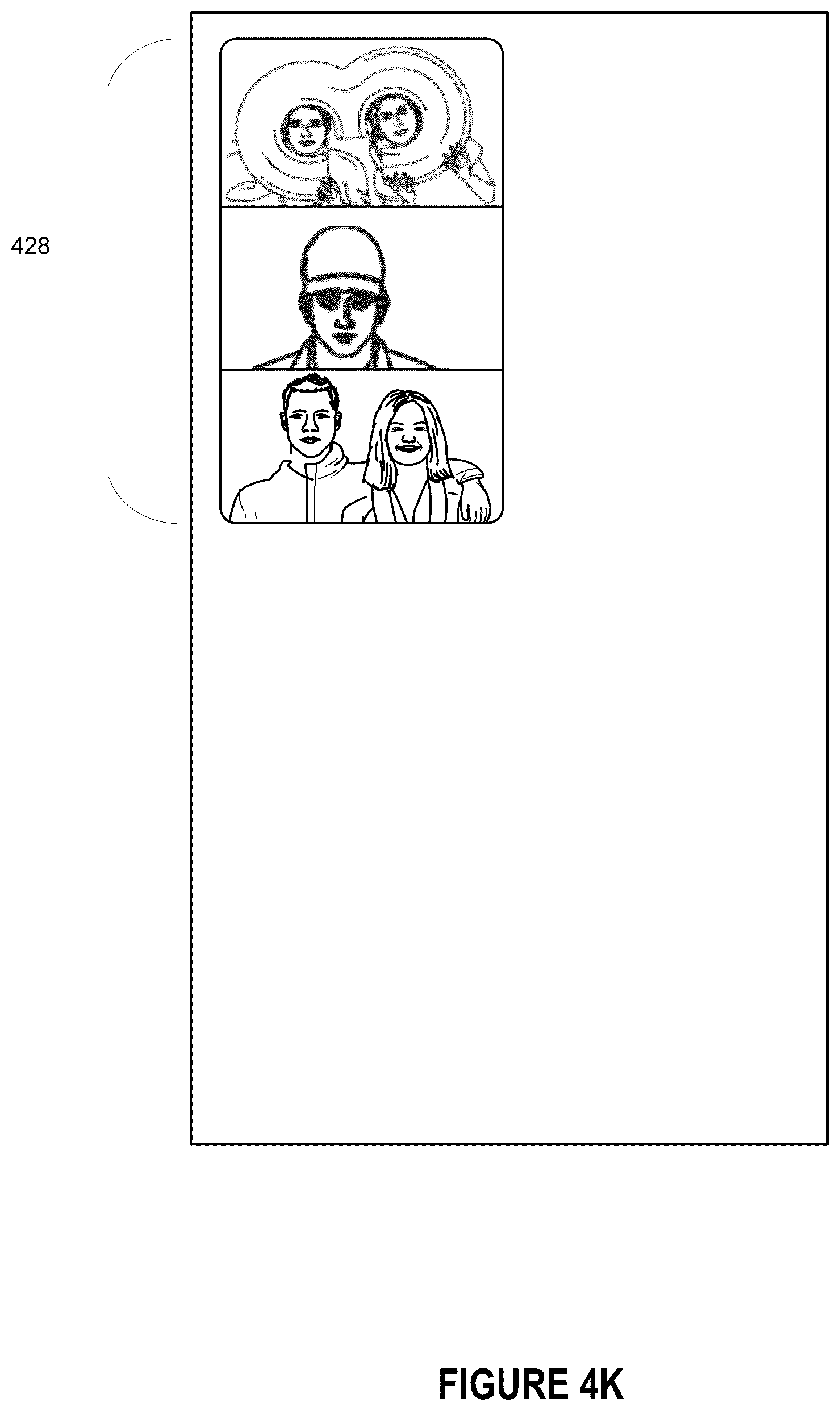 Patent US12308989 Figure 15 – Optimized video call grid for picture-in-picture mode