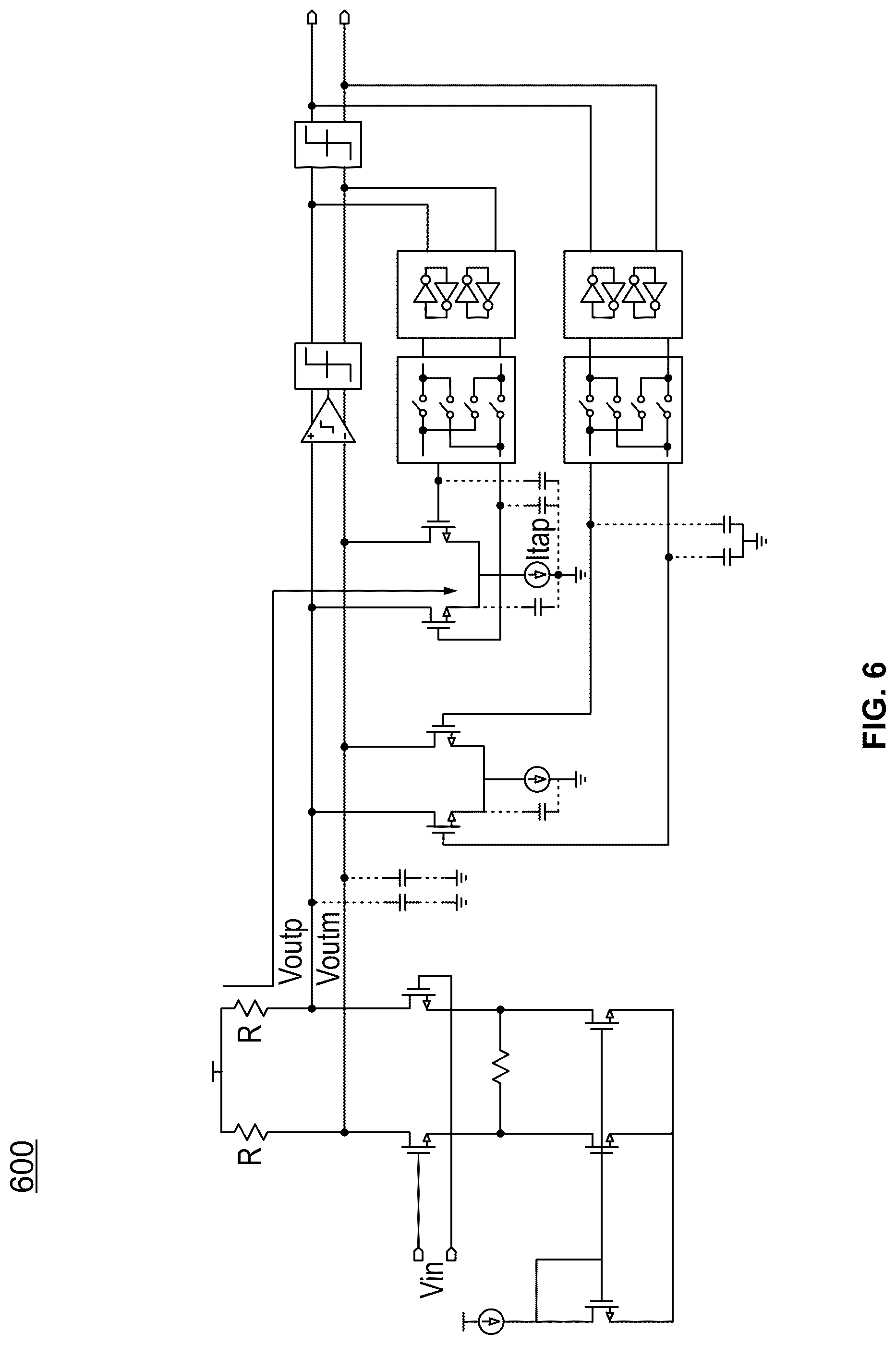 Patent US12309004 Figure 6 – Decision feedback equalization tap network