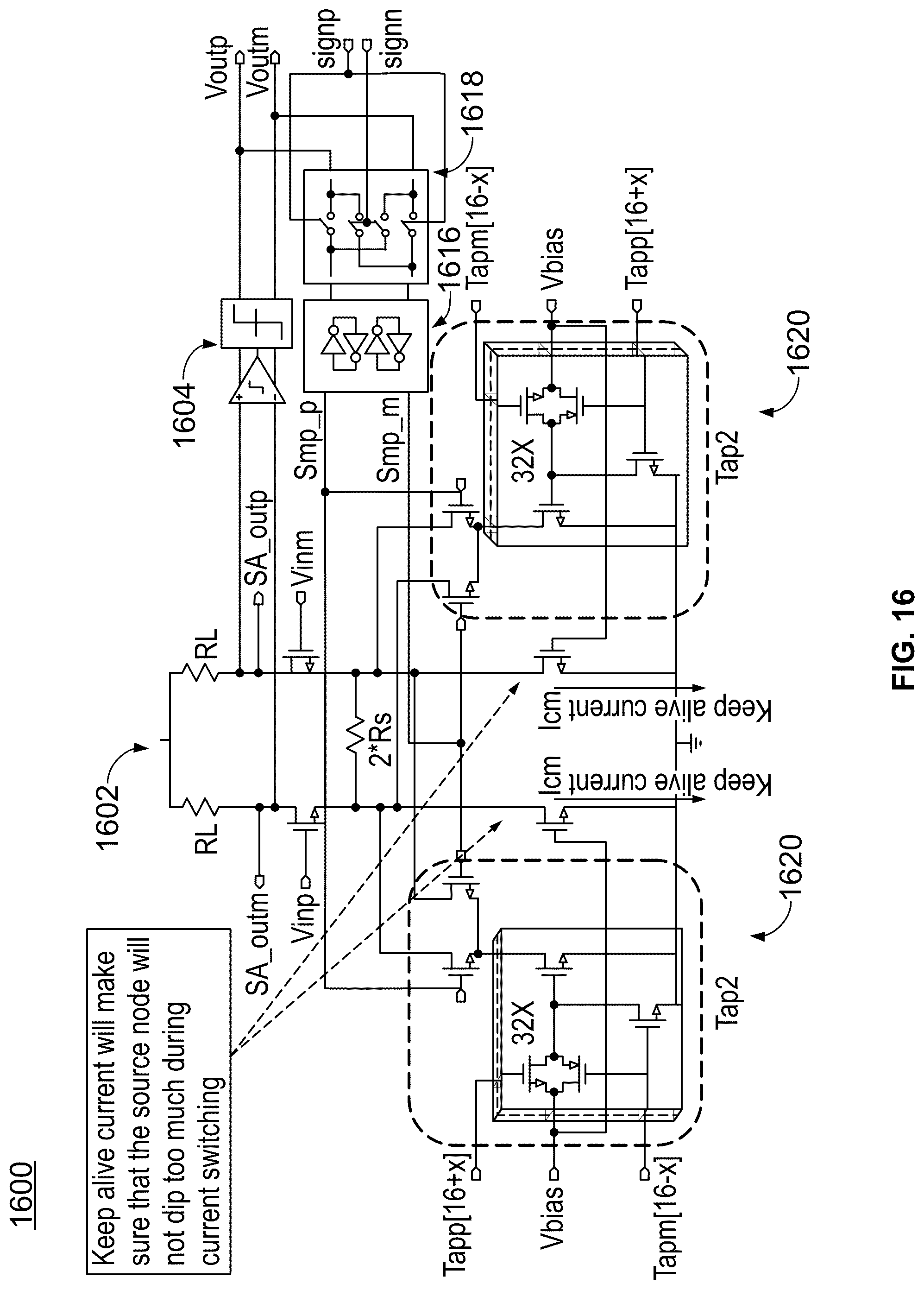 Patent US12309004 Figure 16 – Decision feedback equalization tap network