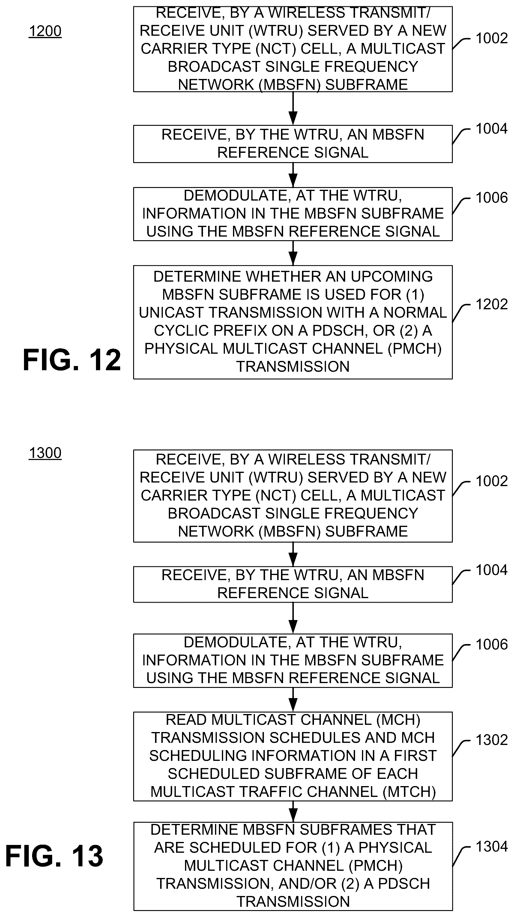 Patent US12309014 Figure 13 – Methods, systems and apparatuses for operation in long-term evolution (LTE) systems