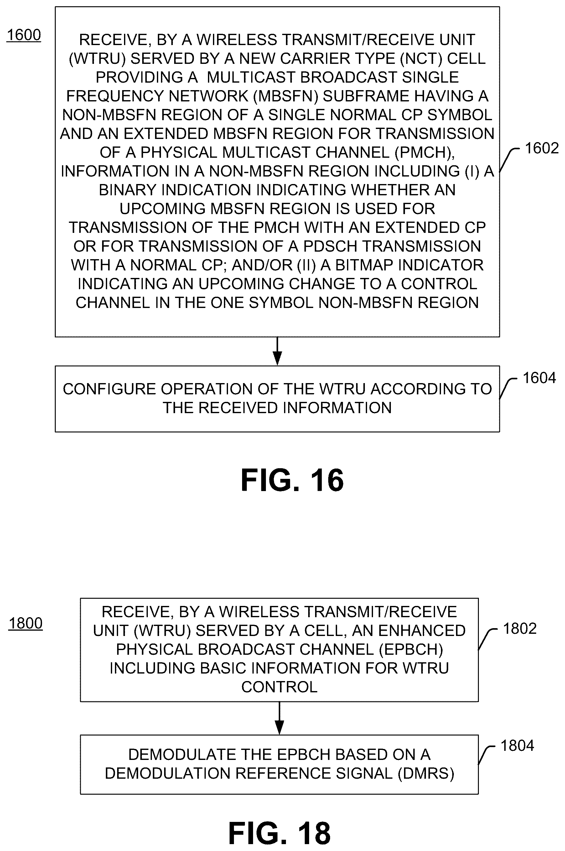 Patent US12309014 Figure 16 – Methods, systems and apparatuses for operation in long-term evolution (LTE) systems