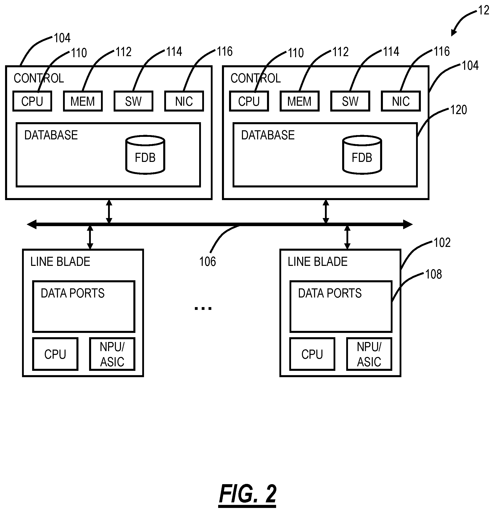 Patent US12309033 Figure 2 – Network timing topology discovery and visualization using interior gateway protocols