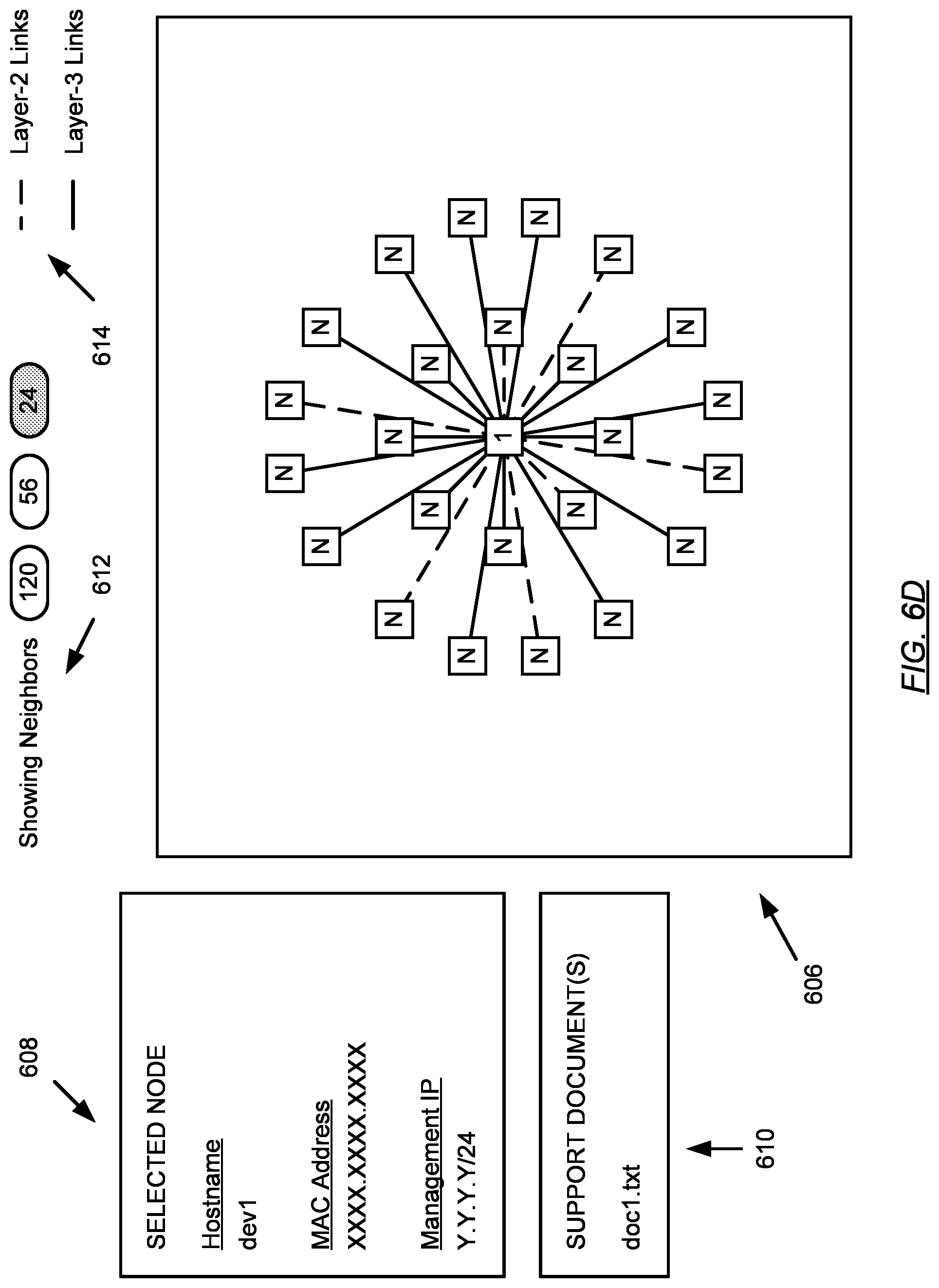 Patent US12309035 Figure 9 – Analyses and topology visualizations of network devices and networks