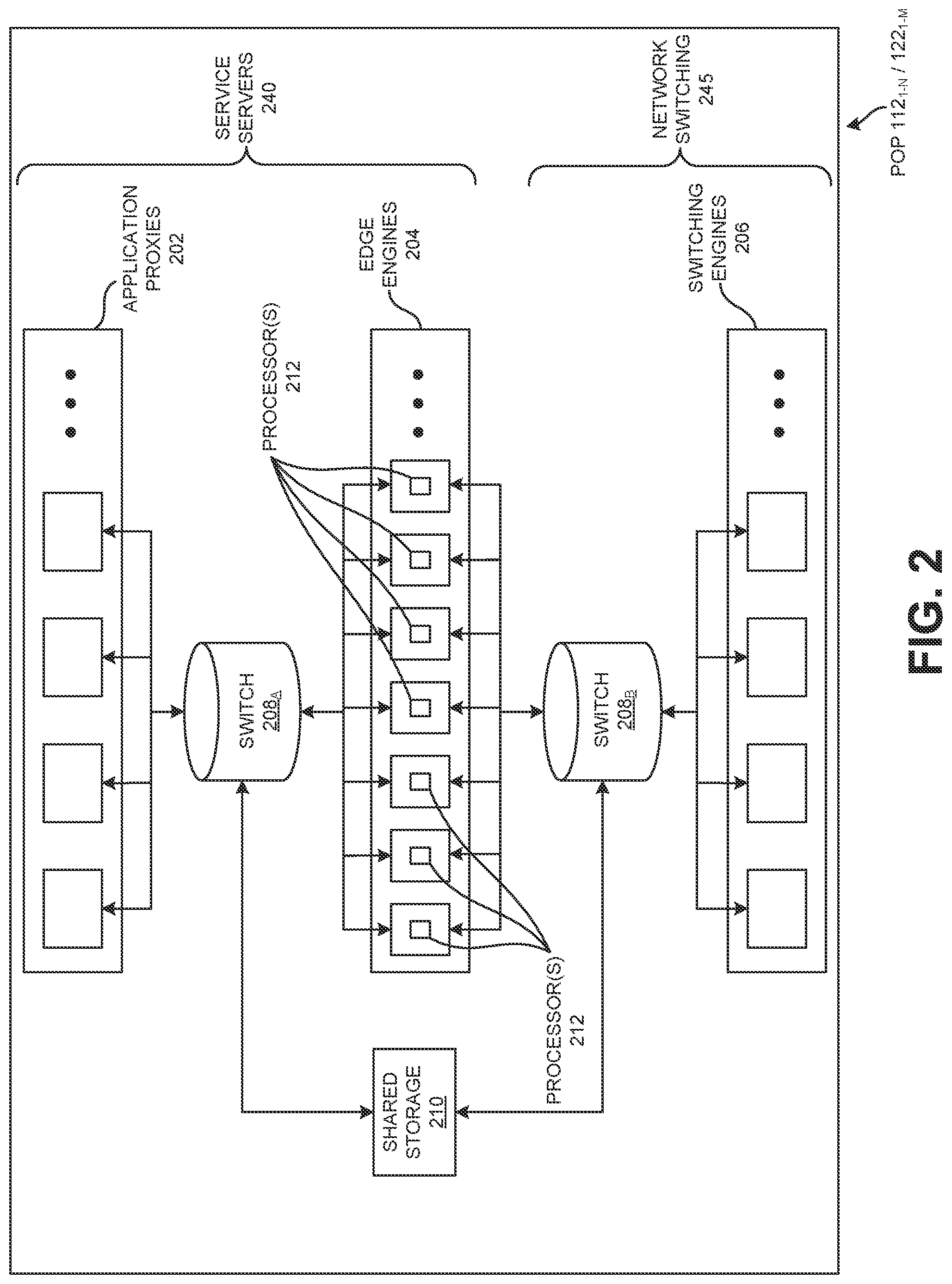 Patent US12309039 Figure 2 – Efficient detection and prediction of data pattern changes in a cloud-based application acceleration as a service environment