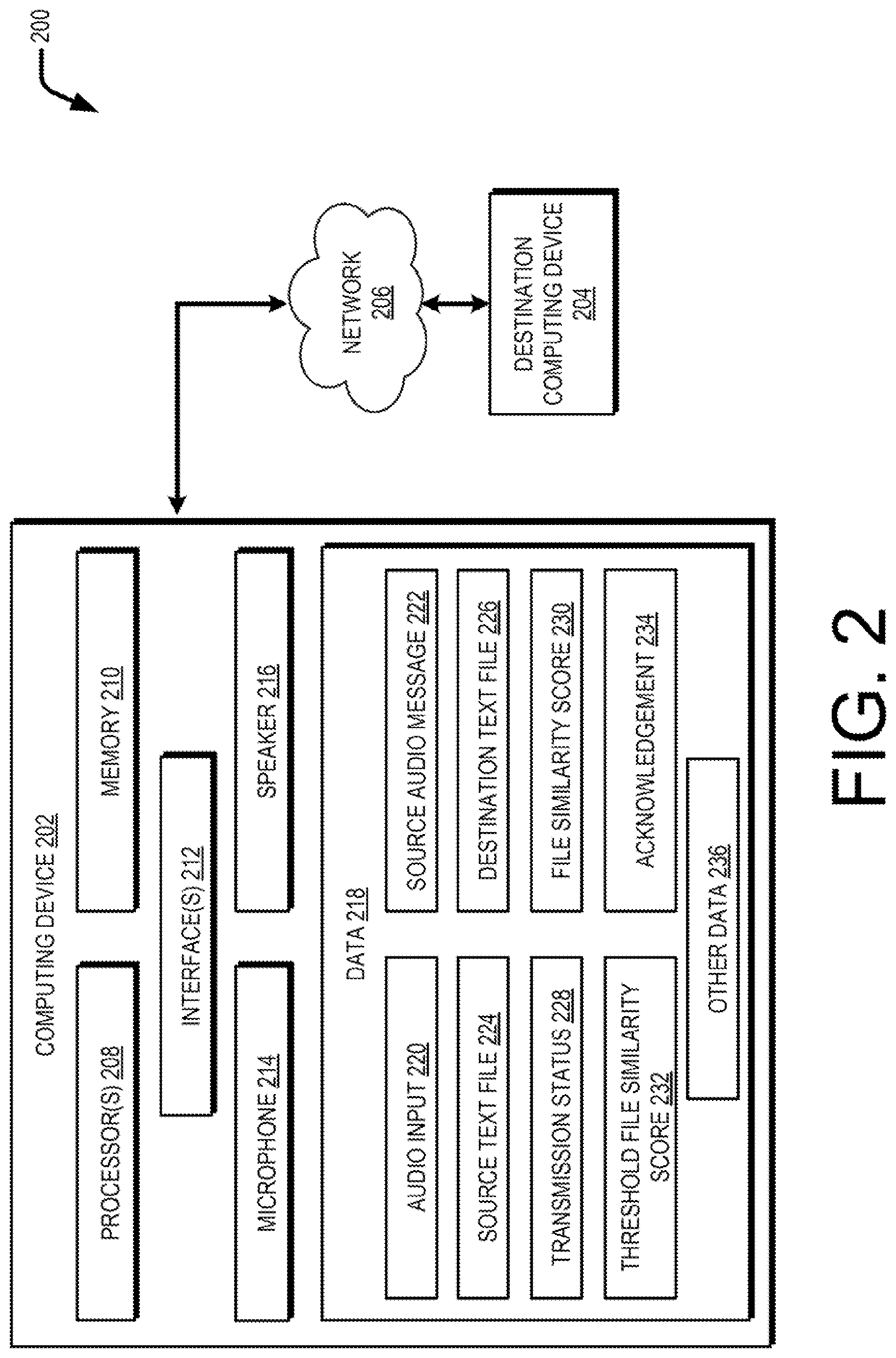 Patent US12309110 Figure 2 – Acknowledgement based audio communications