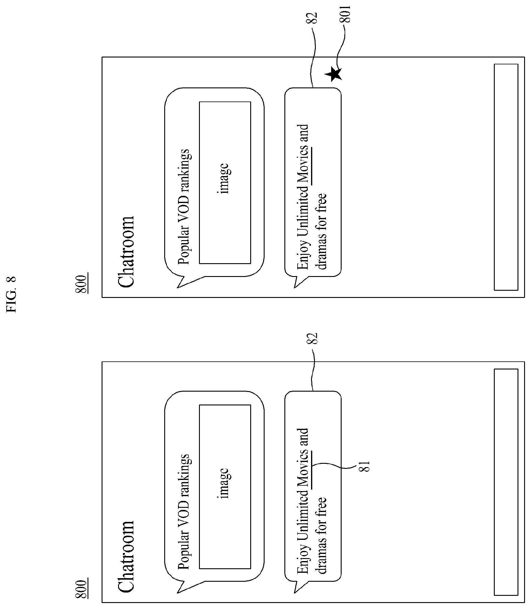 Patent US12309112 Figure 8 – Method, computer device, and non-transitory computer readable record medium to display content of interest