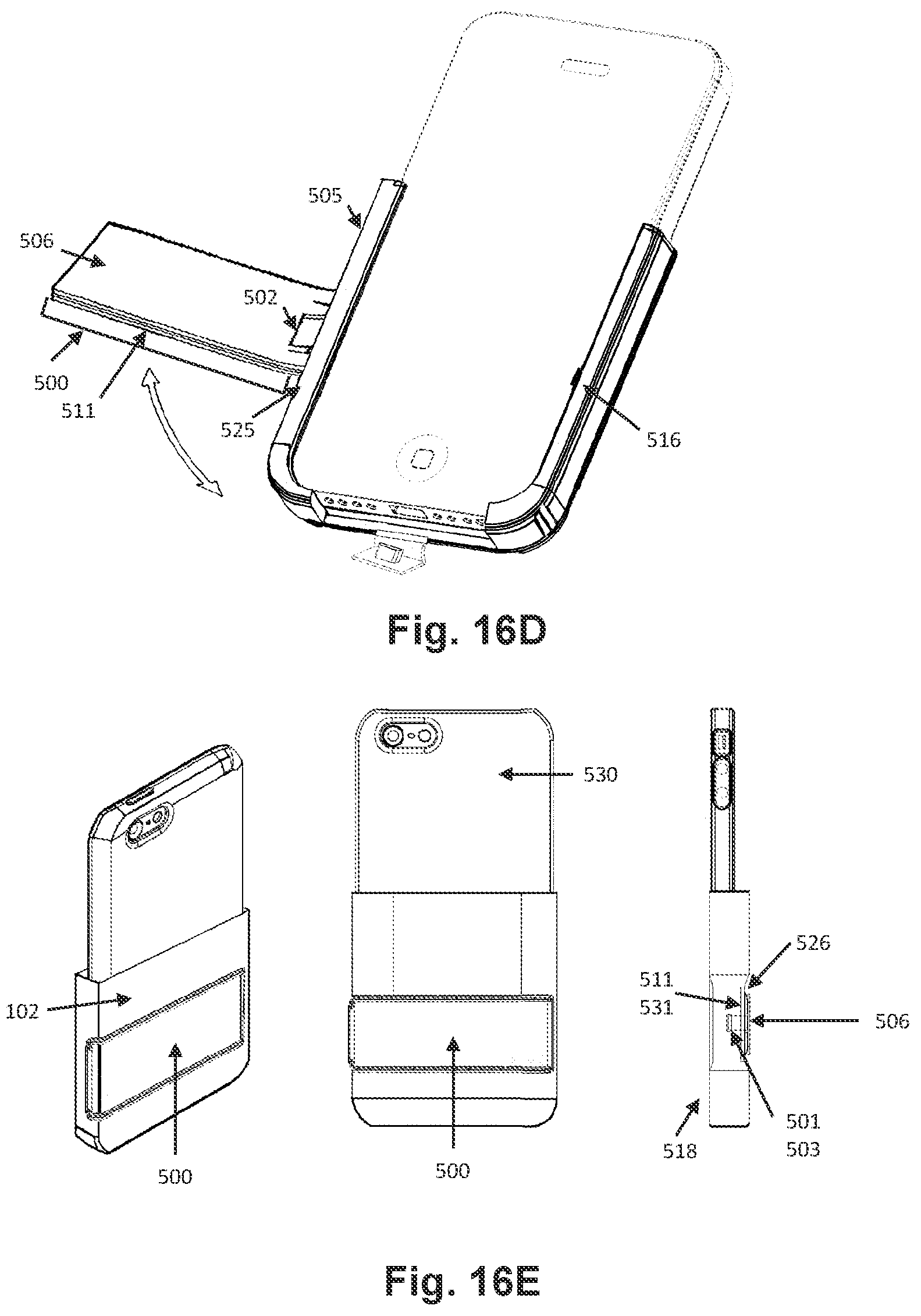 Patent US12309128 Figure 18 – Auxiliary device for an electronic communication device