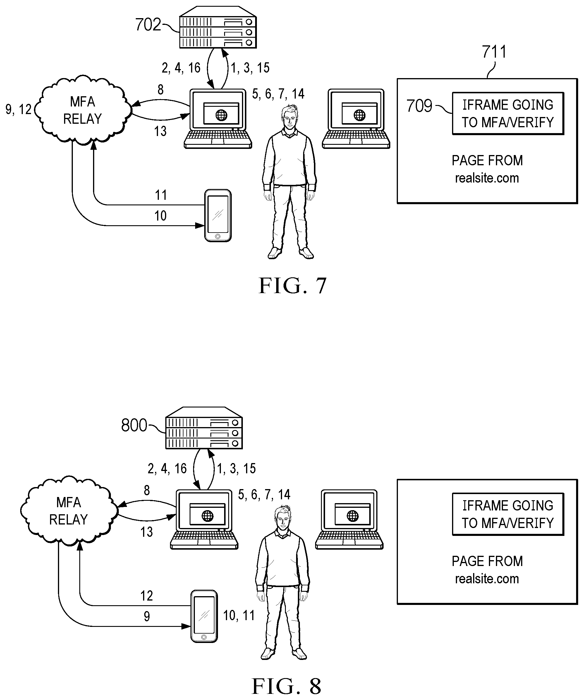 Patent US12309141 Figure 4 – Browser extensionless phish-proof multi-factor authentication (MFA)