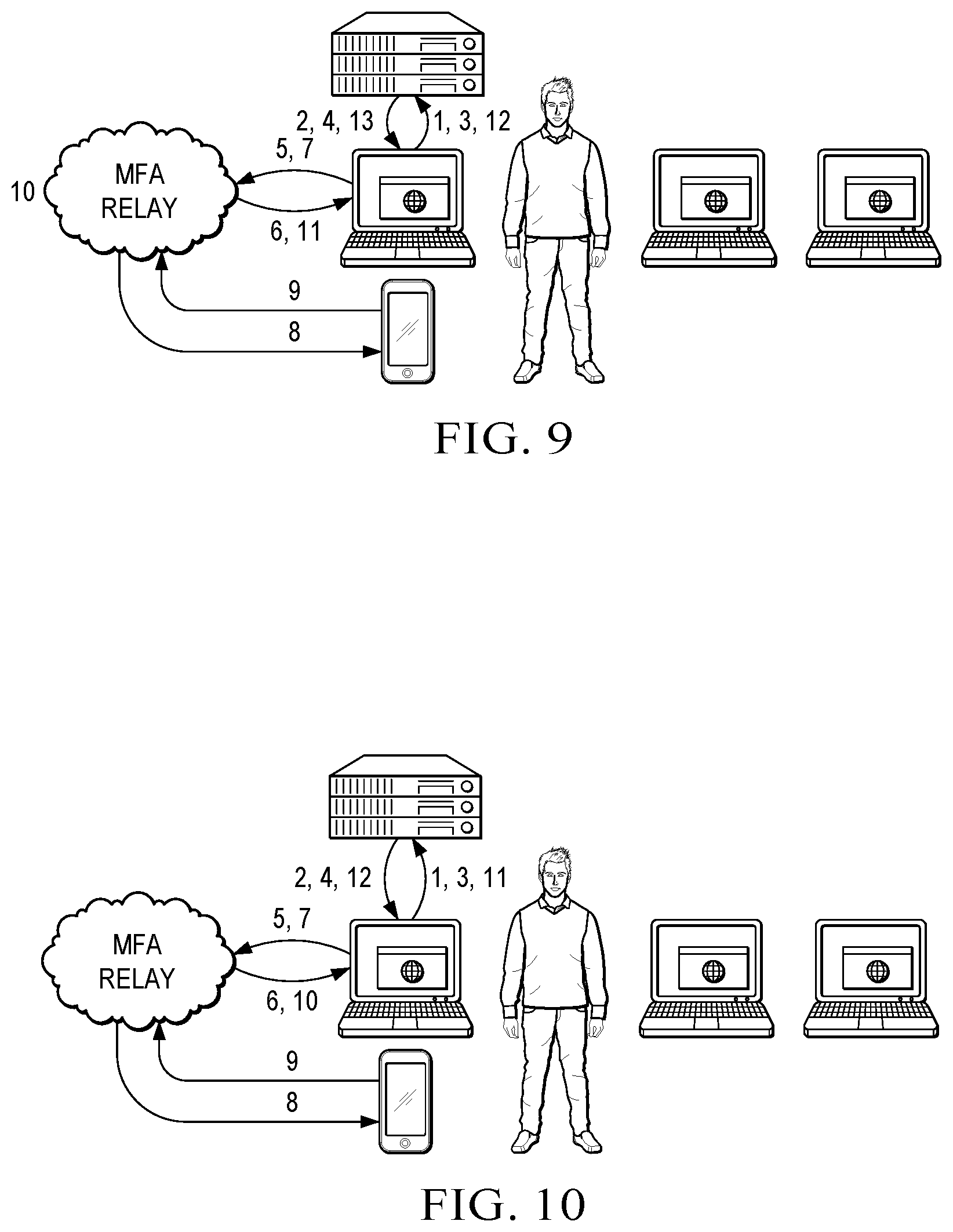 Patent US12309141 Figure 5 – Browser extensionless phish-proof multi-factor authentication (MFA)