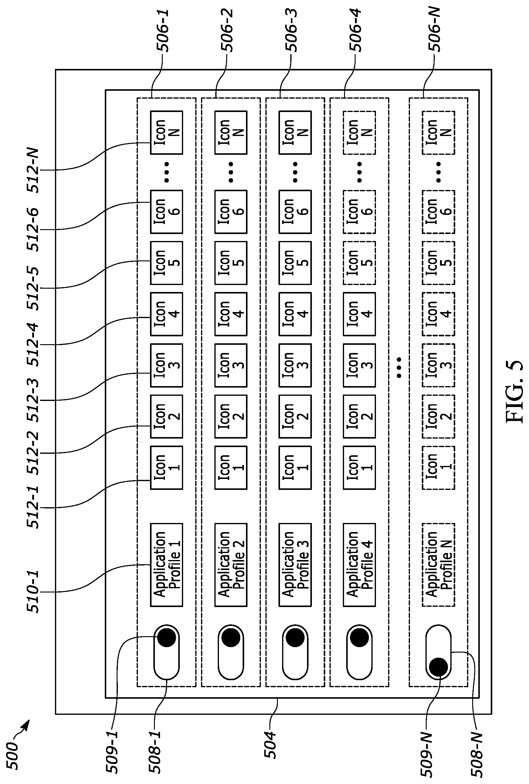Patent US12309154 Figure 5 – Methods and systems for displaying a cloud access security broker (CASB) configuration window