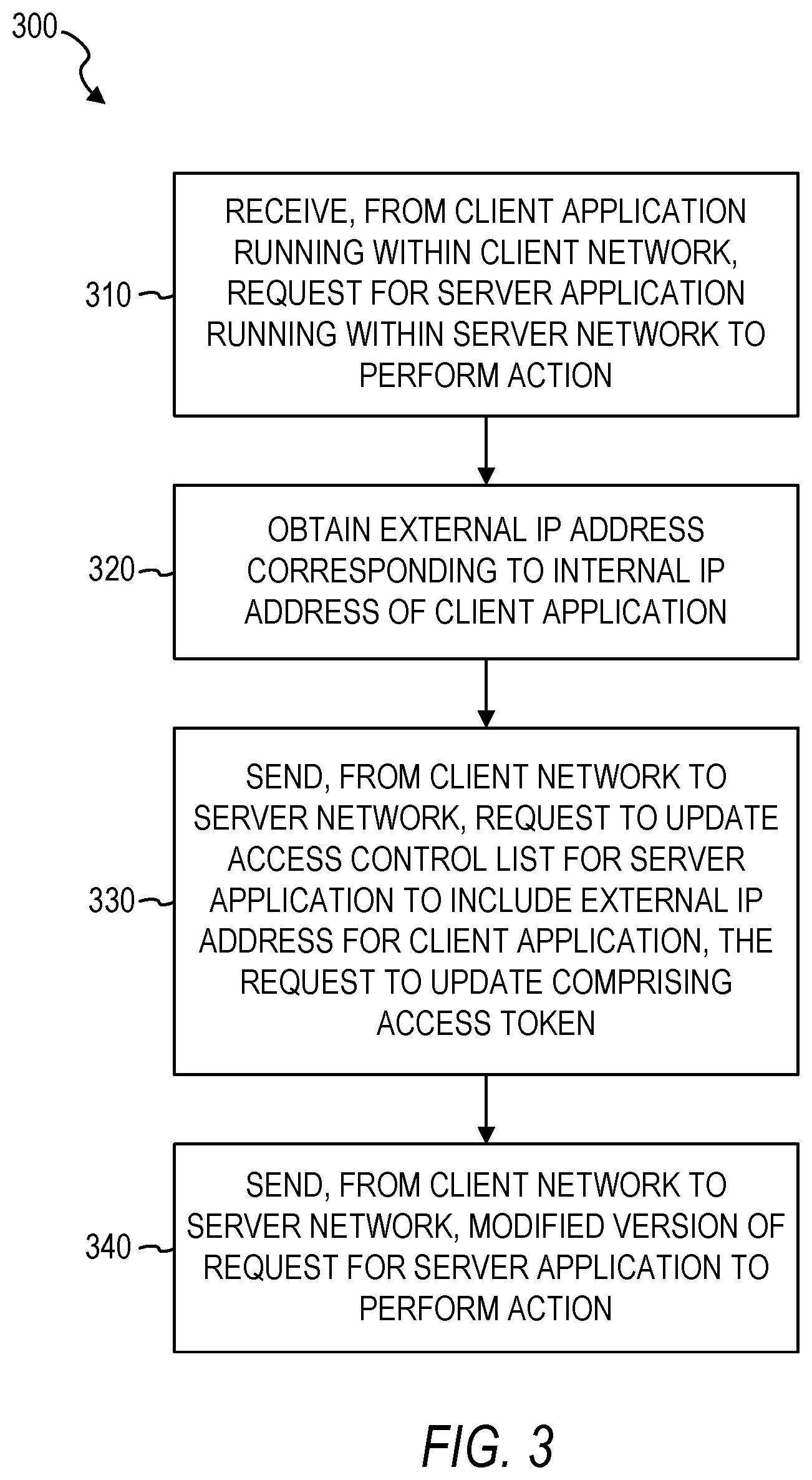 Patent US12309155 Figure 3 – Intelligent firewall rule handling