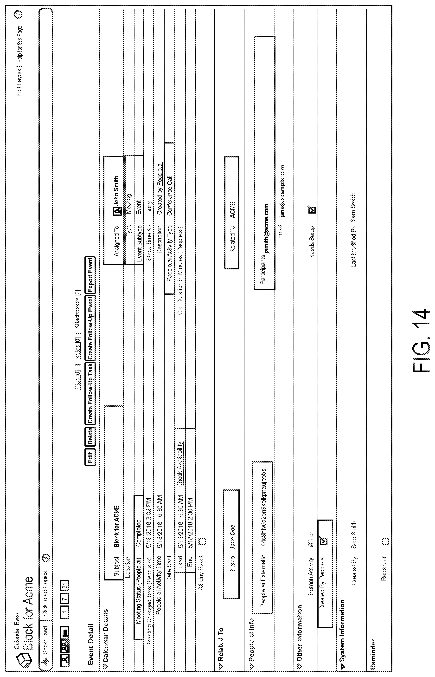 Patent US12309237 Figure 15 – Systems and methods for matching electronic activities directly to record objects of systems of record
