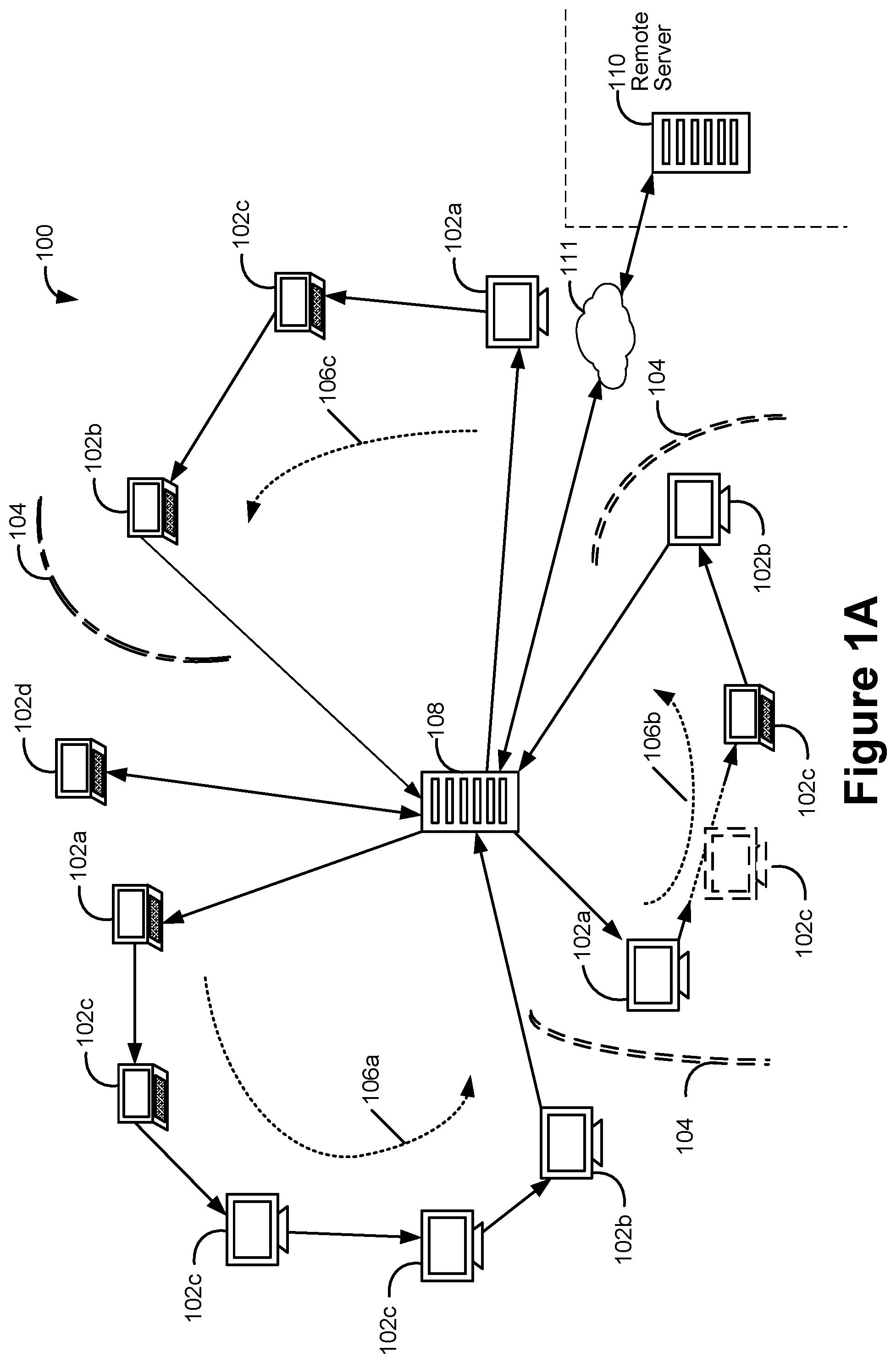 Patent US12309239 — Software application updating in a local network — Figure 1
