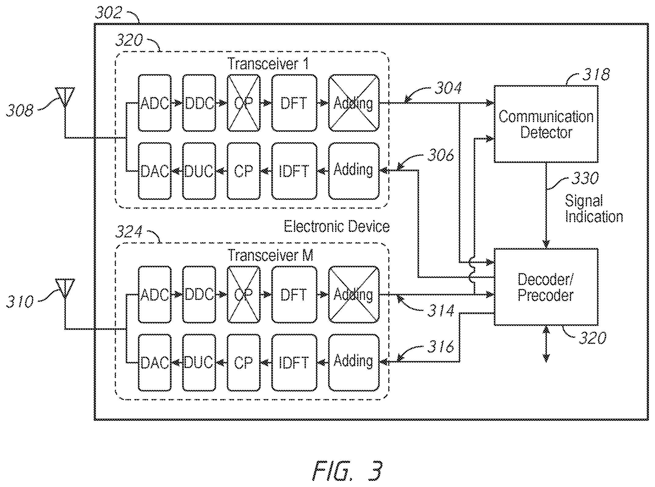 Patent US12309254 Figure 3 – Wireless devices and systems including examples of cross correlating wireless transmissions