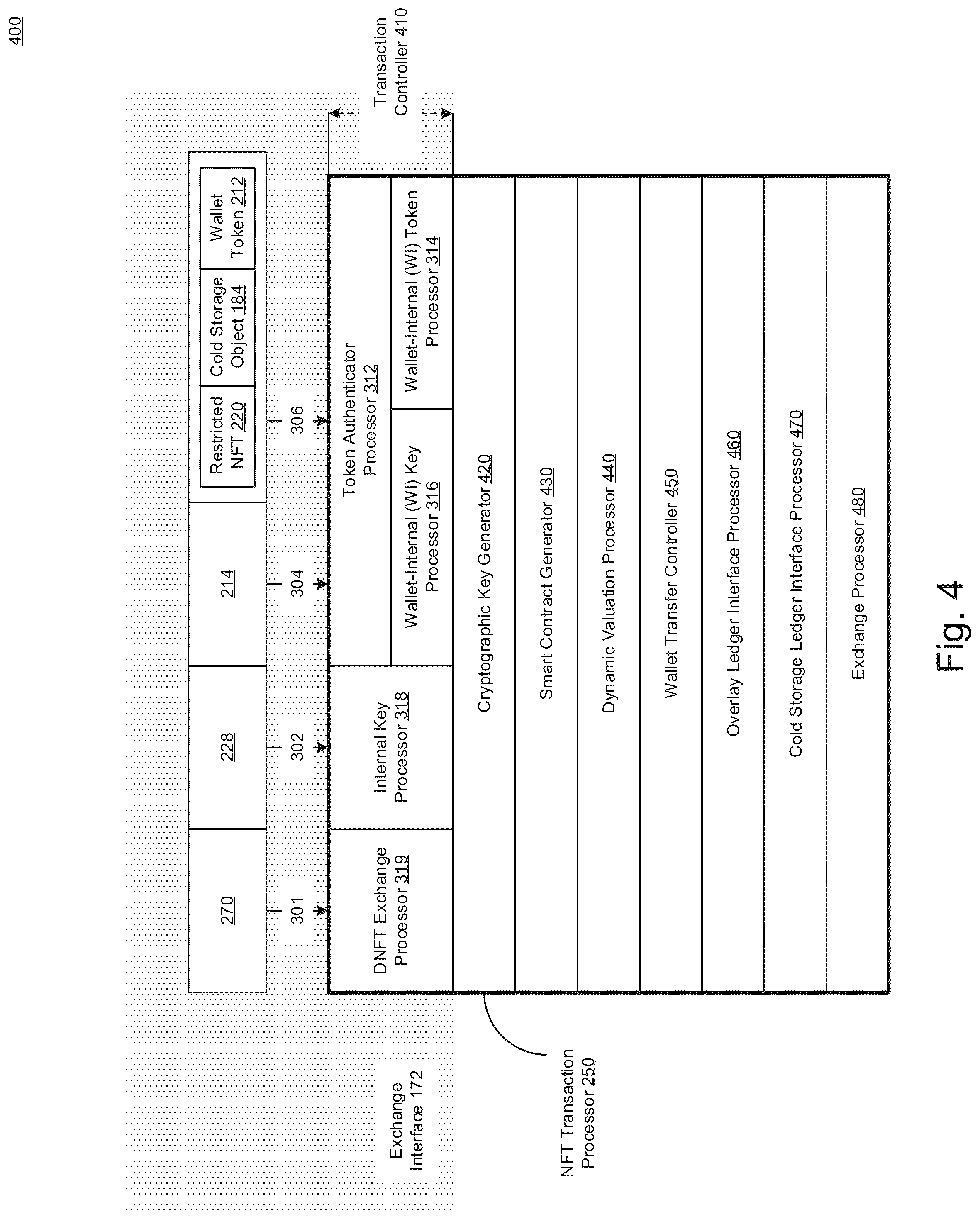 Patent US12309269 Figure 4 – Protecting tokenized structures using a protection architecture