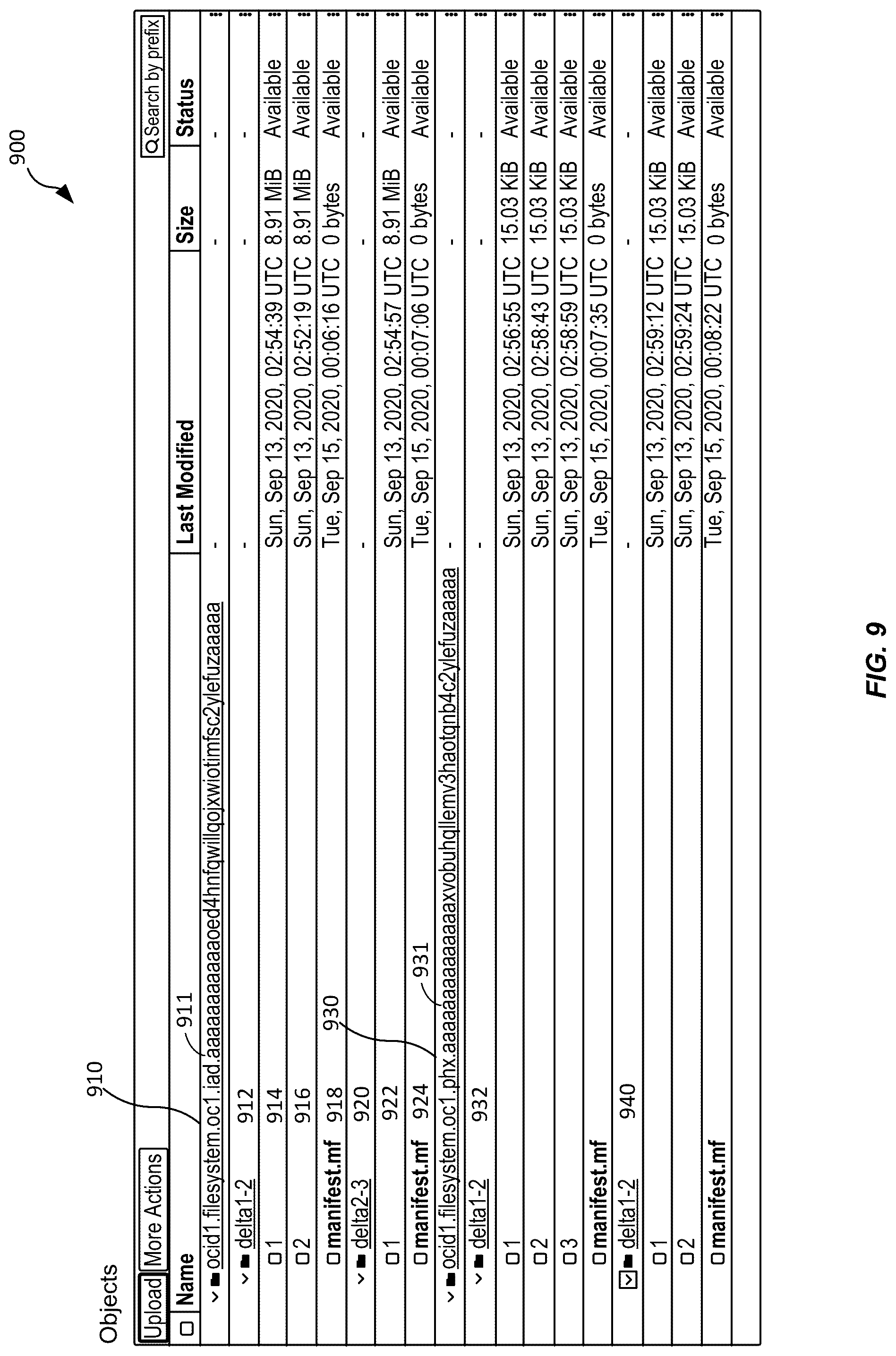 Patent US12309271 Figure 9 – Techniques for maintaining file consistency during file system cross-region replication