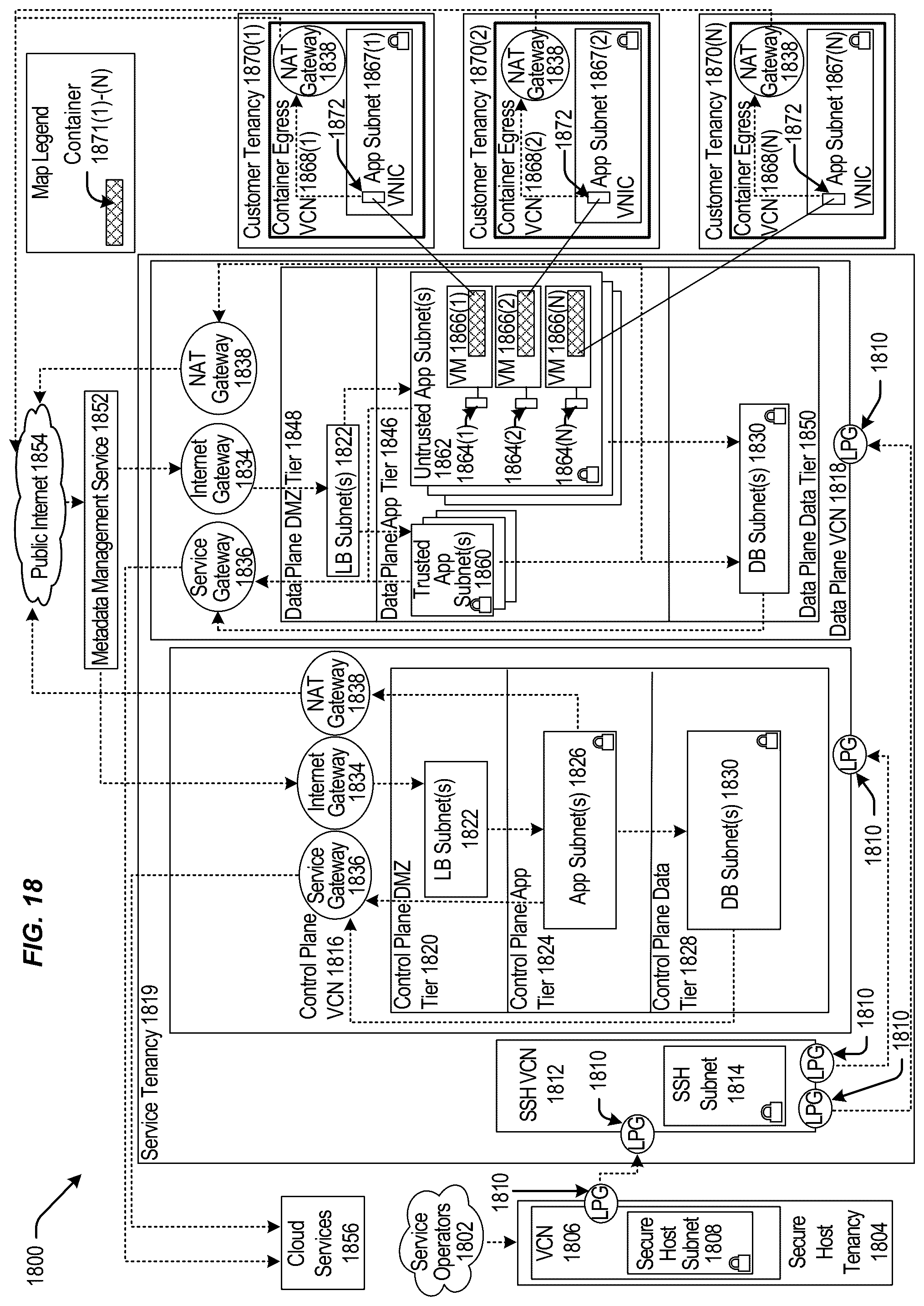 Patent US12309271 Figure 18 – Techniques for maintaining file consistency during file system cross-region replication