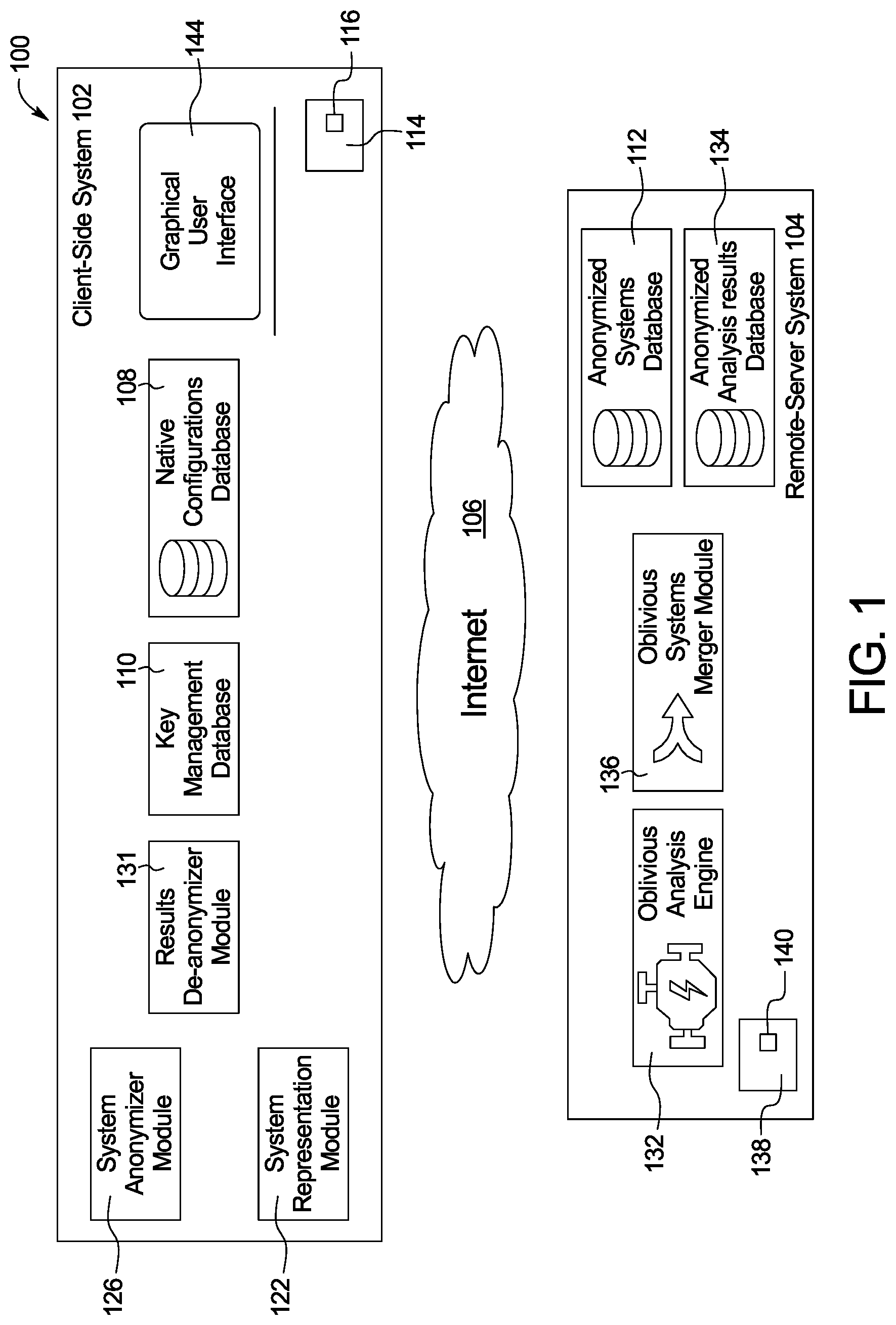 Patent US12309272 Figure 1 – Systems and methods for privacy preserving accurate analysis of network paths