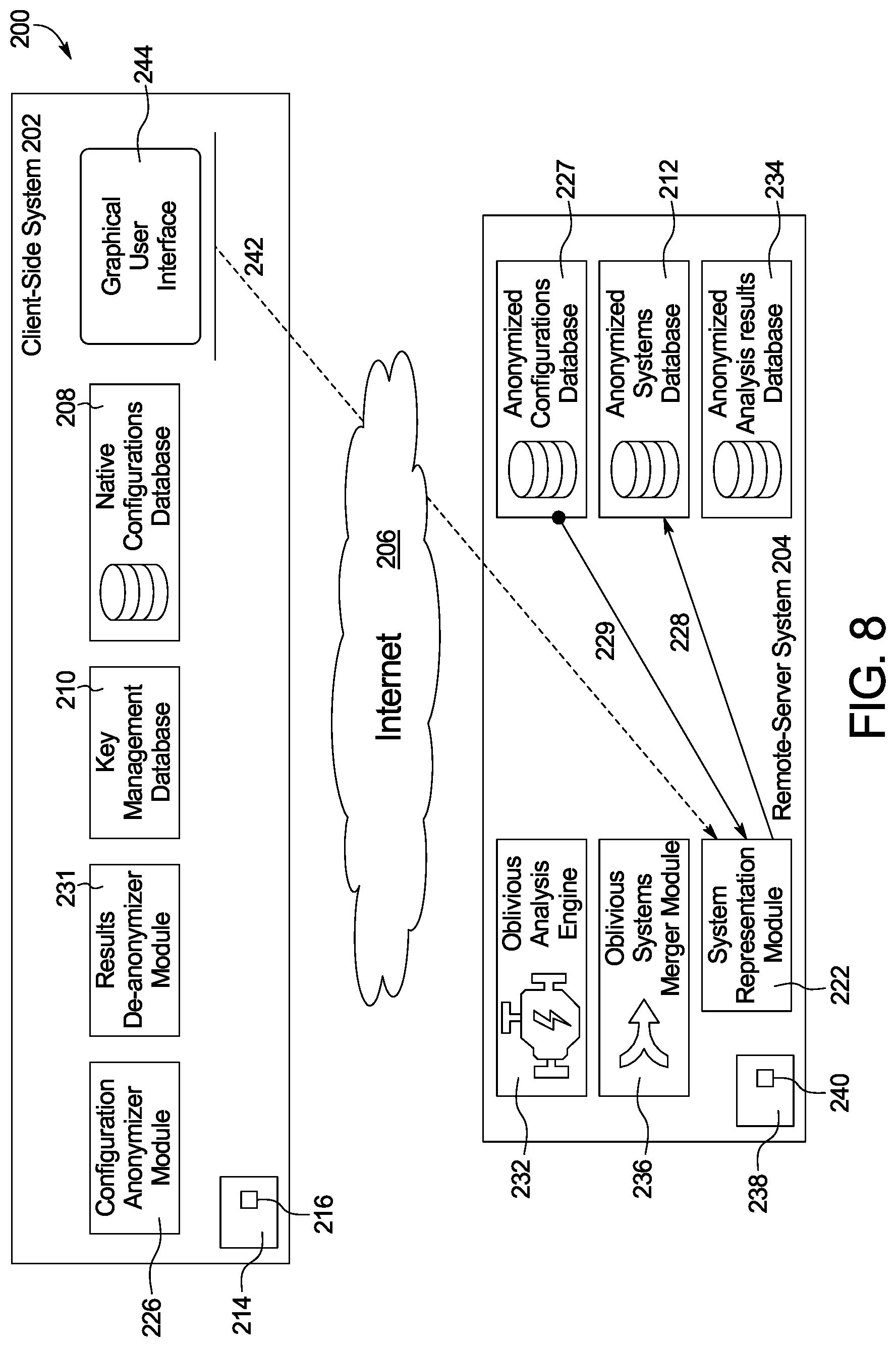 Patent US12309272 Figure 8 – Systems and methods for privacy preserving accurate analysis of network paths