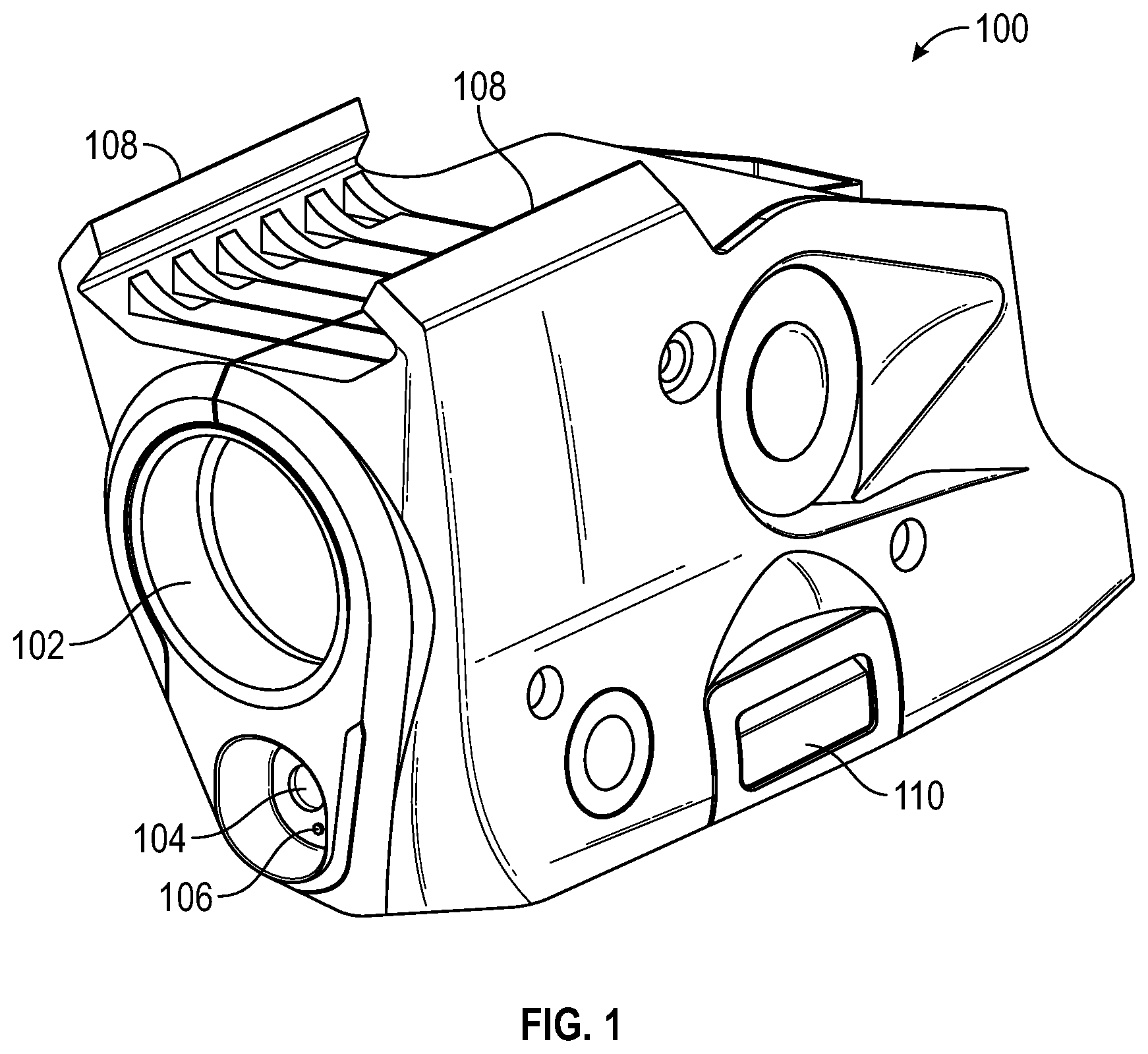 Patent US12309273 Figure 1 – System for automatically determining and categorizing an event for a firearm