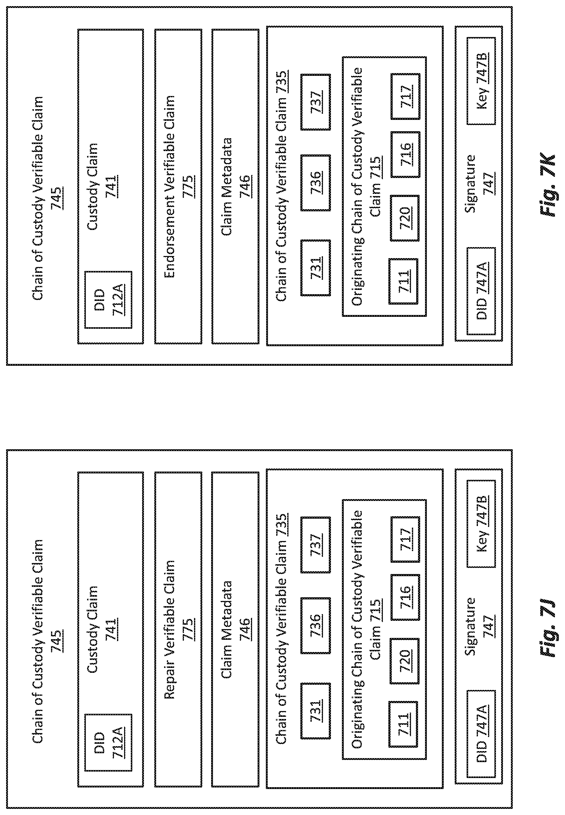 Patent US12309286 Figure 13 – Trusted custody chain for verifiable claims