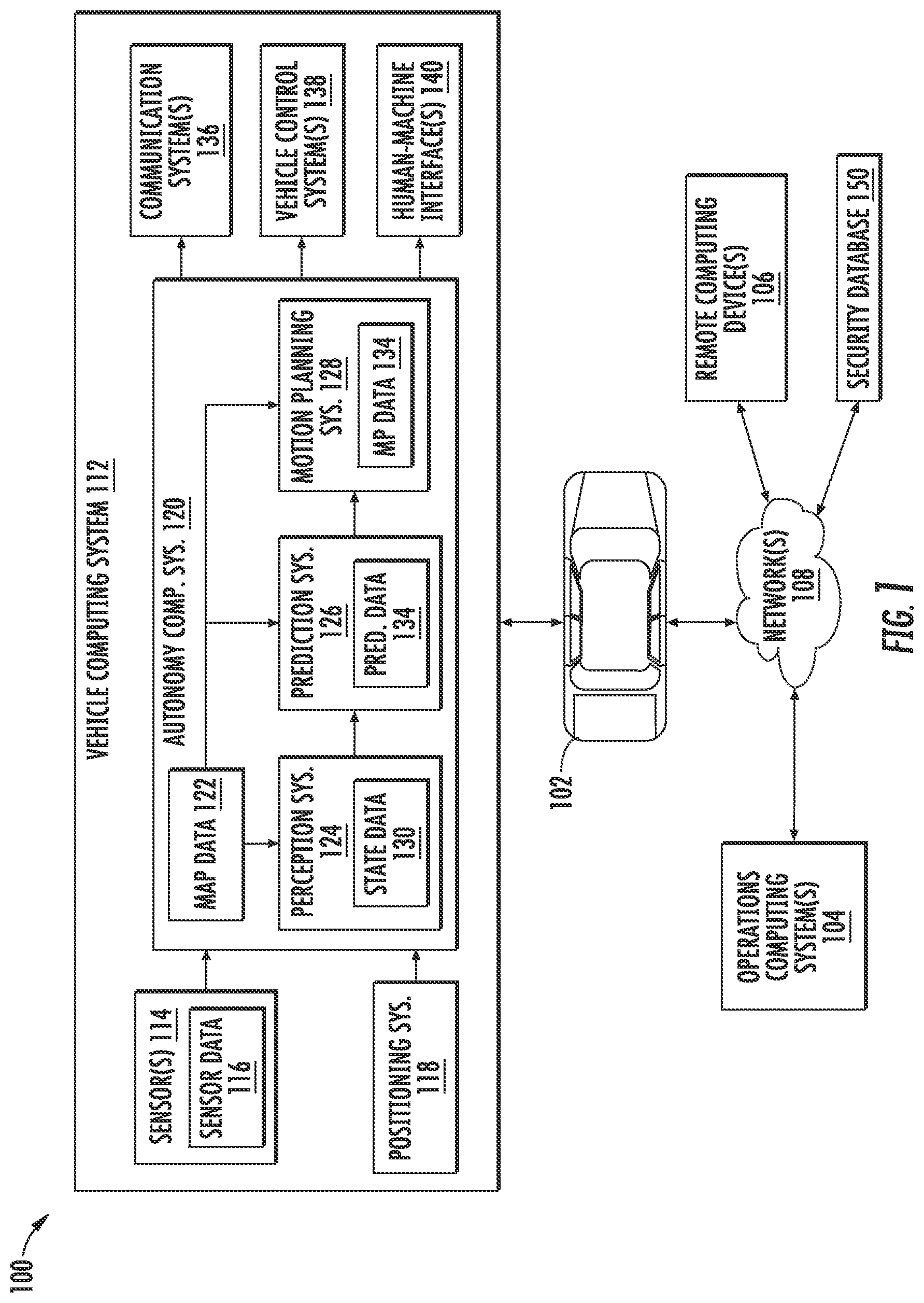Patent US12309287 Figure 1 – Systems and methods for vehicle message signing