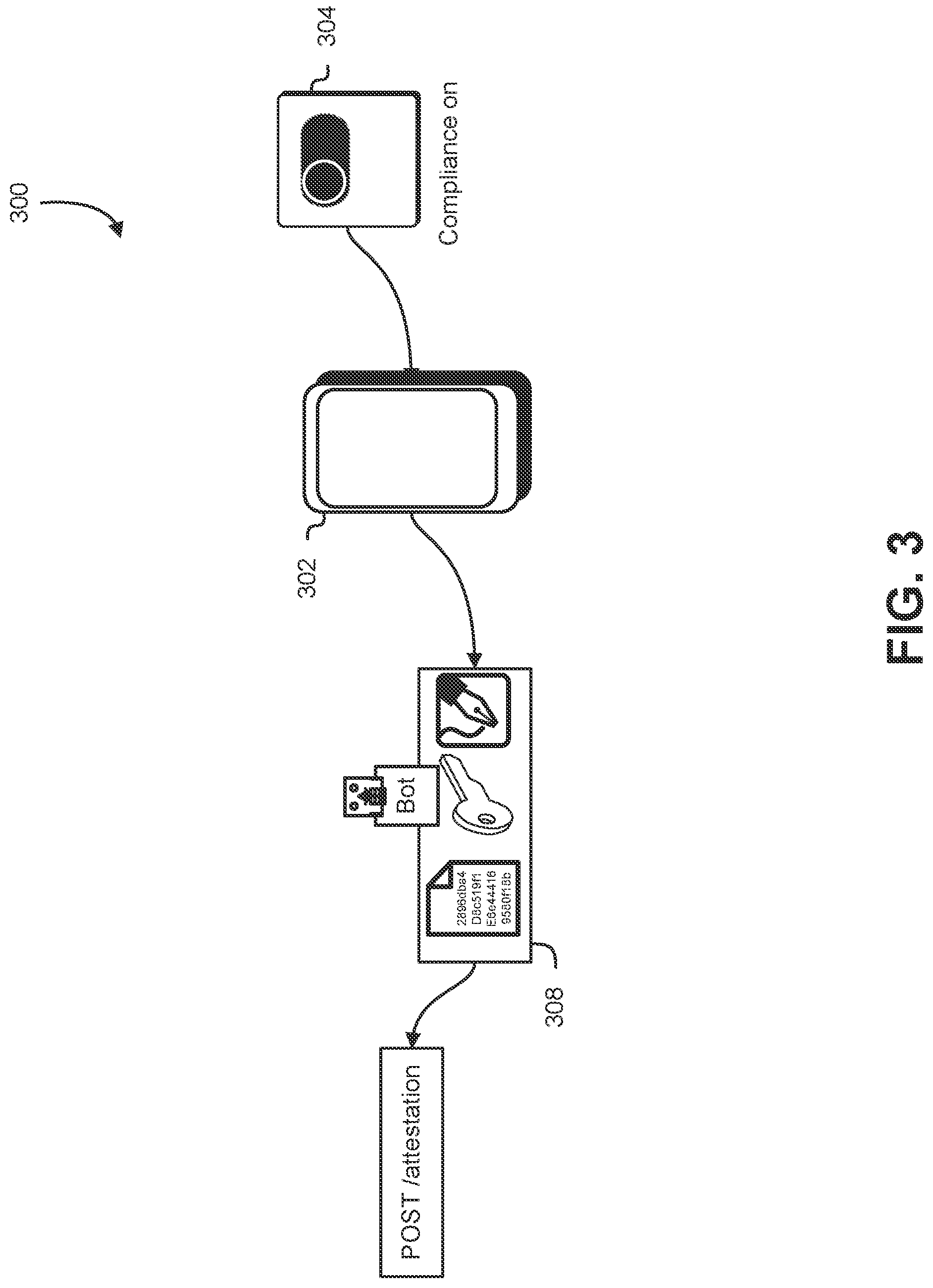 Patent US12309290 Figure 3 – Software as a service two-way compliance