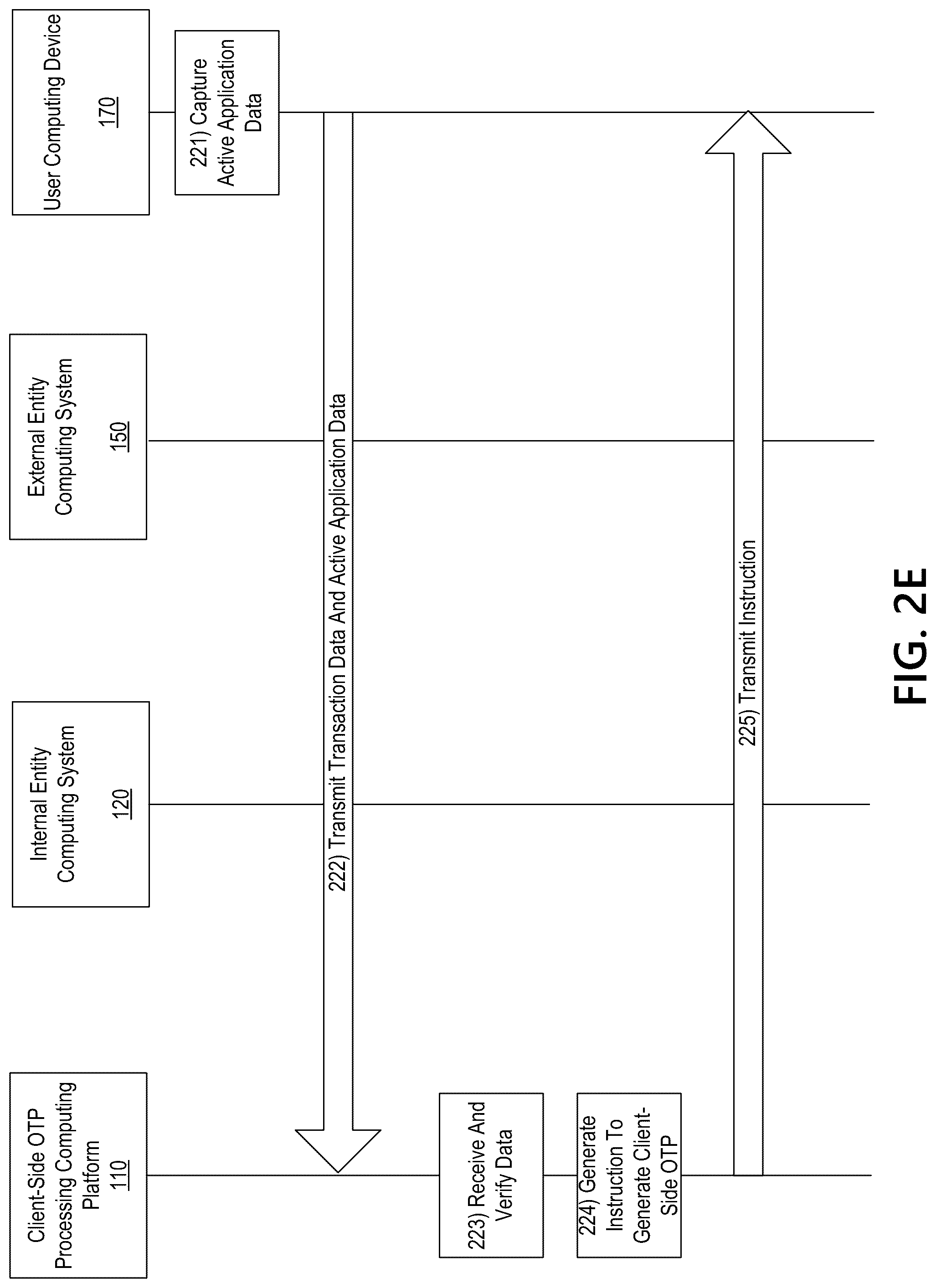 Patent US12309292 Figure 7 – Multi-computer system for user authentication based on client-side one-time passcode
