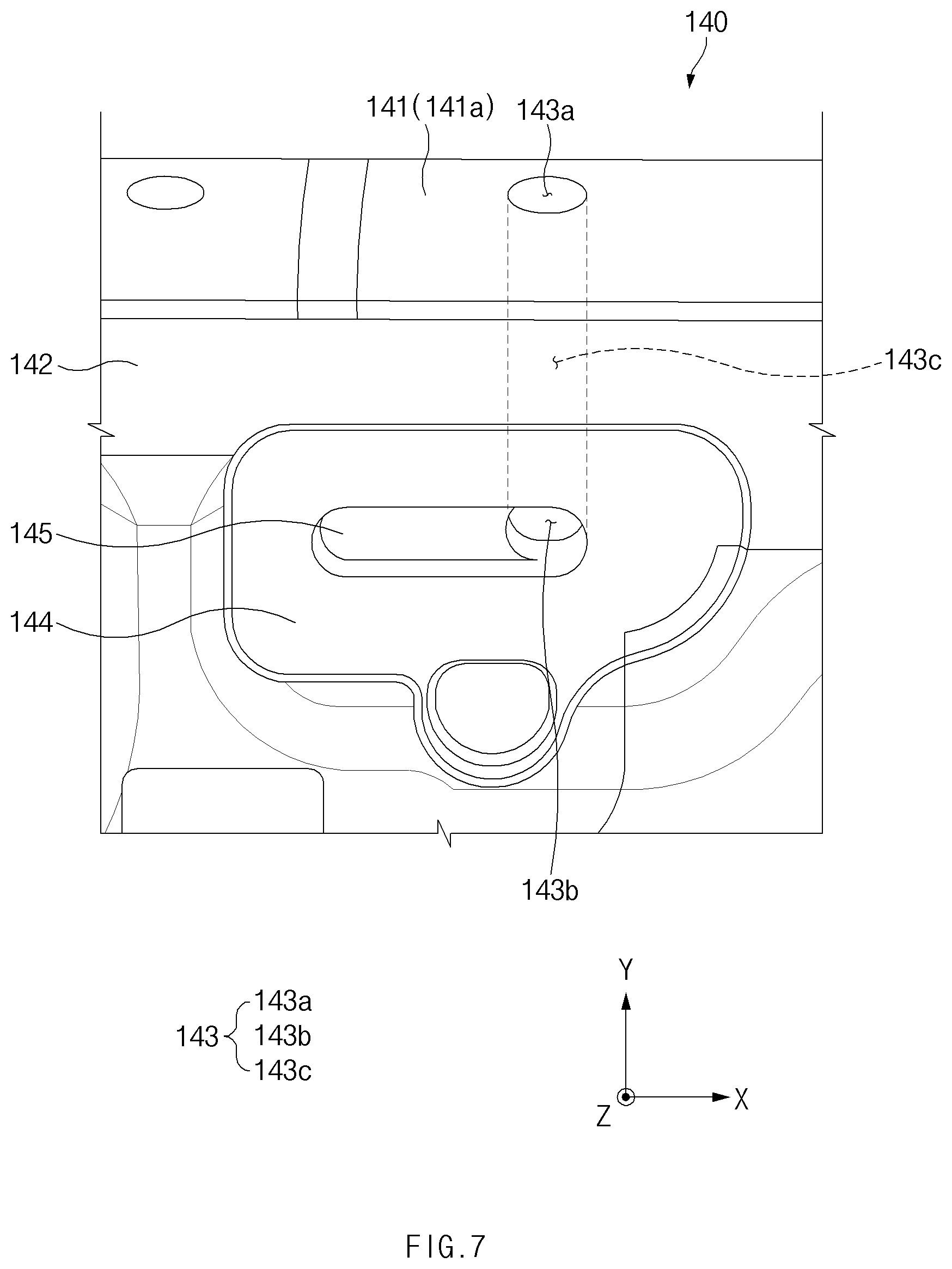 Patent US12309305 Figure 7 – Electronic device including waterproof structure