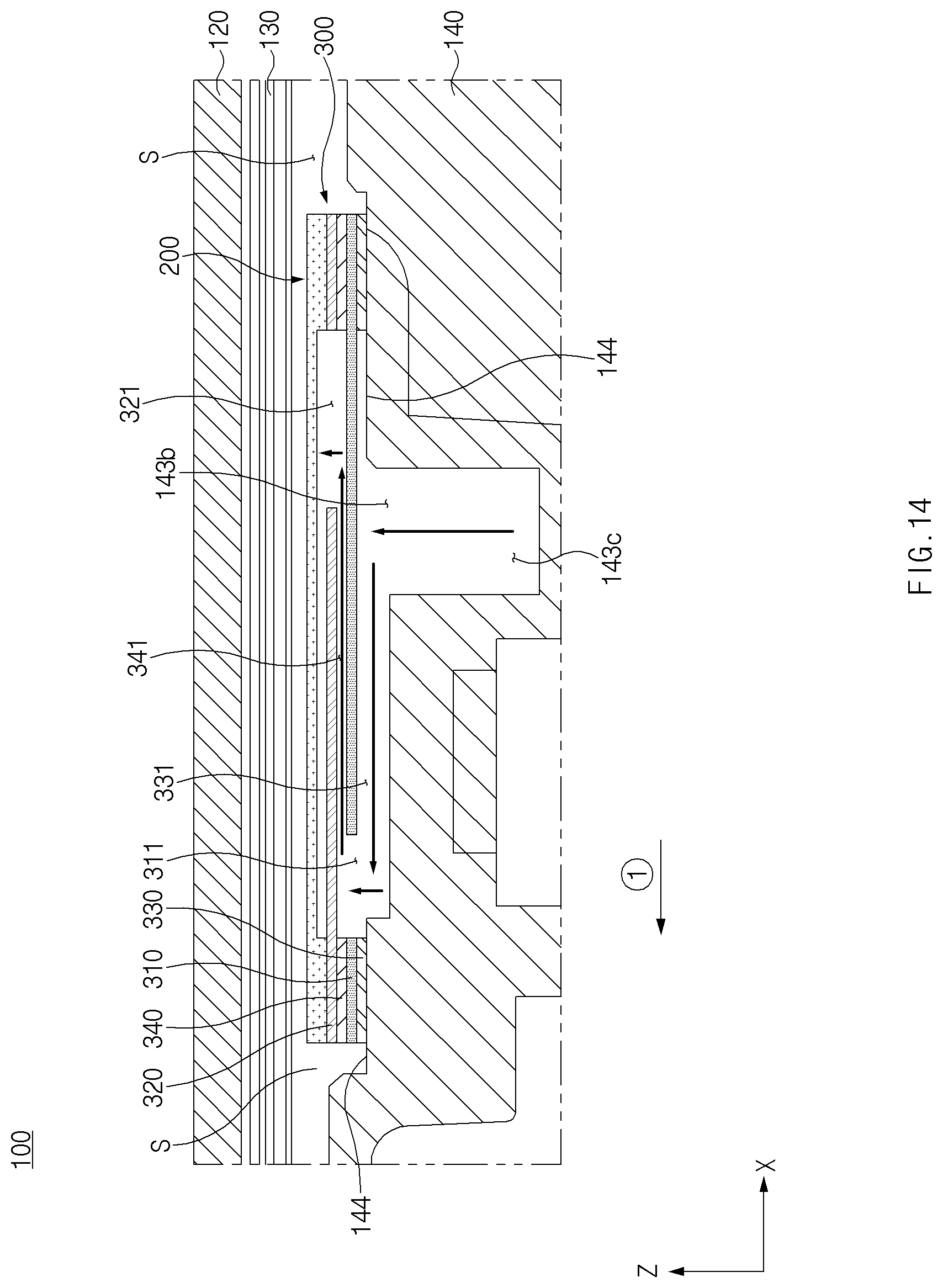 Patent US12309305 Figure 14 – Electronic device including waterproof structure