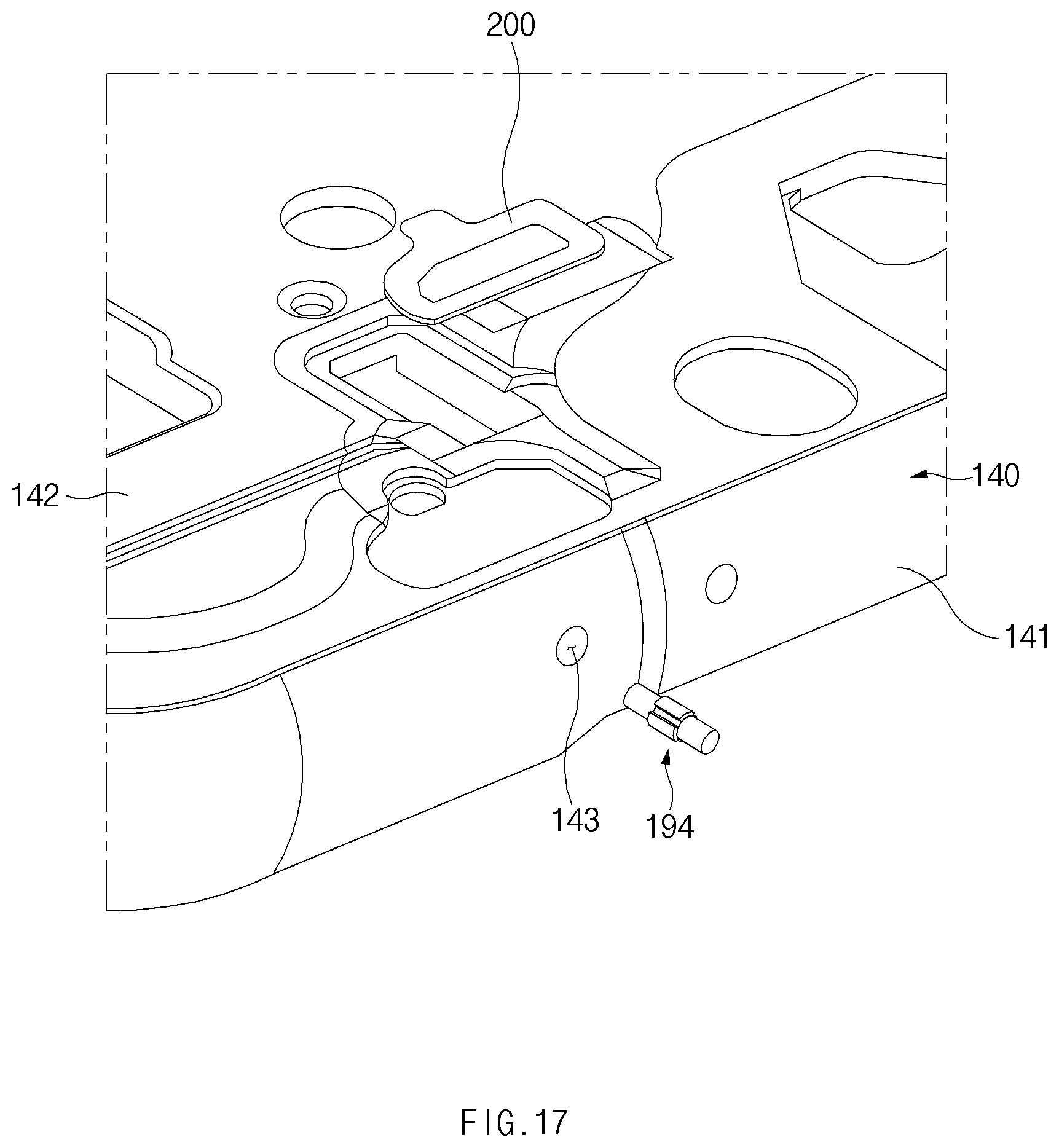 Patent US12309305 Figure 17 – Electronic device including waterproof structure