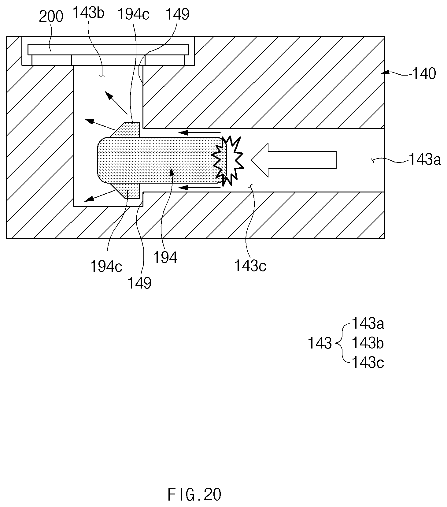 Patent US12309305 Figure 20 – Electronic device including waterproof structure