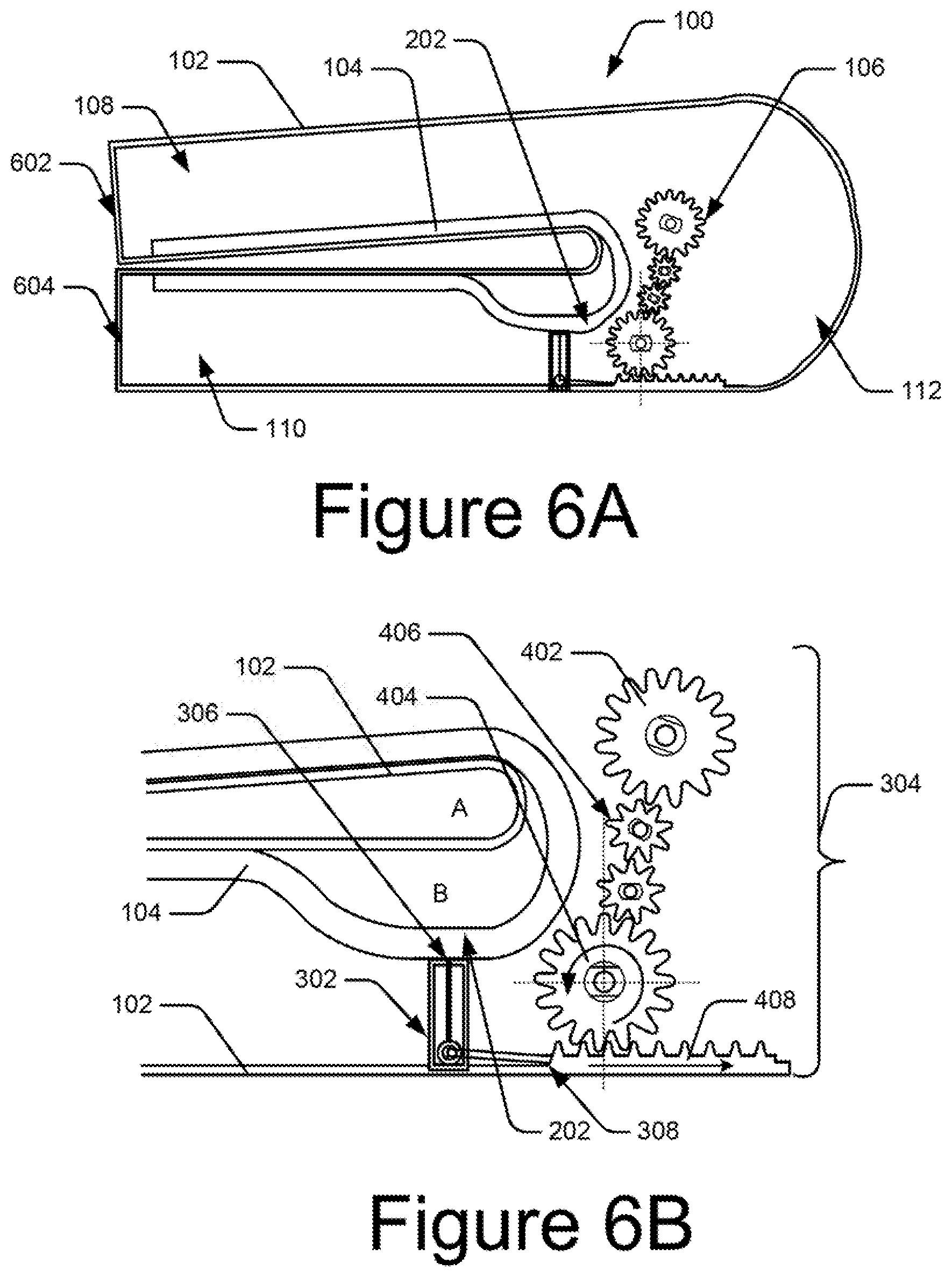 Patent US12309306 Figure 6 – Adjusting mechanisms for flexible display panels