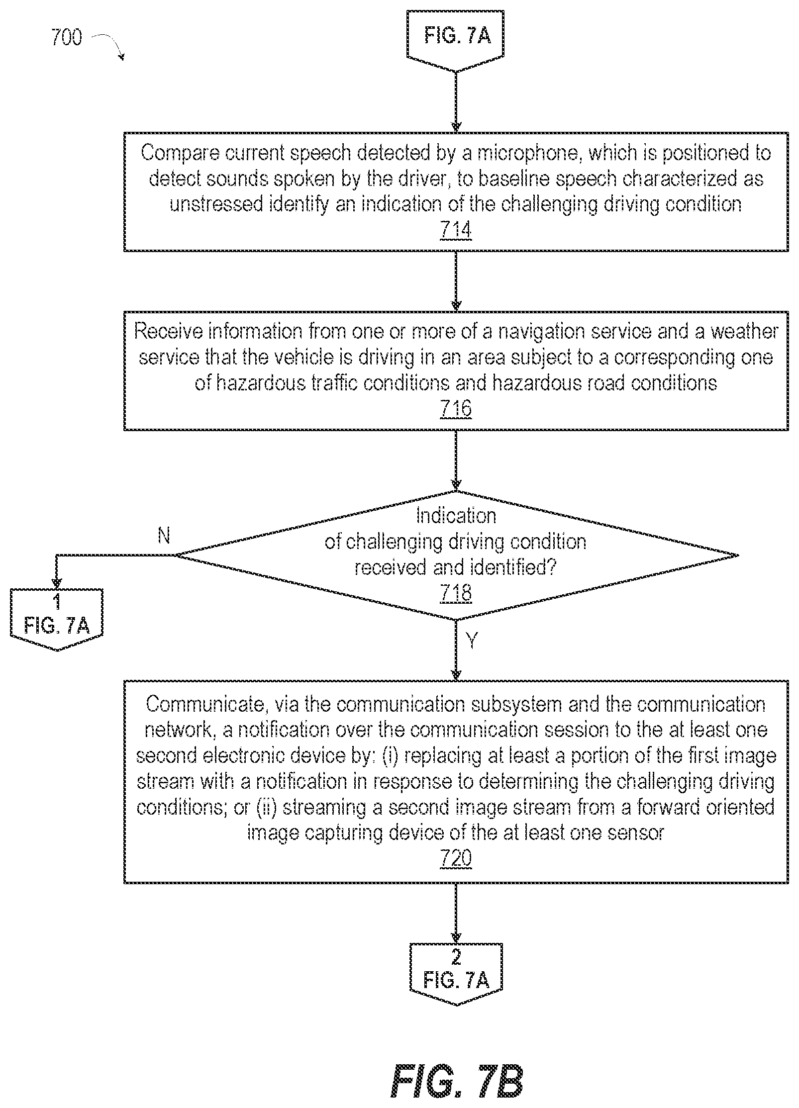 Patent US12309310 Figure 8 – Reducing distractions caused by a communication session with a remote device that is used during driving