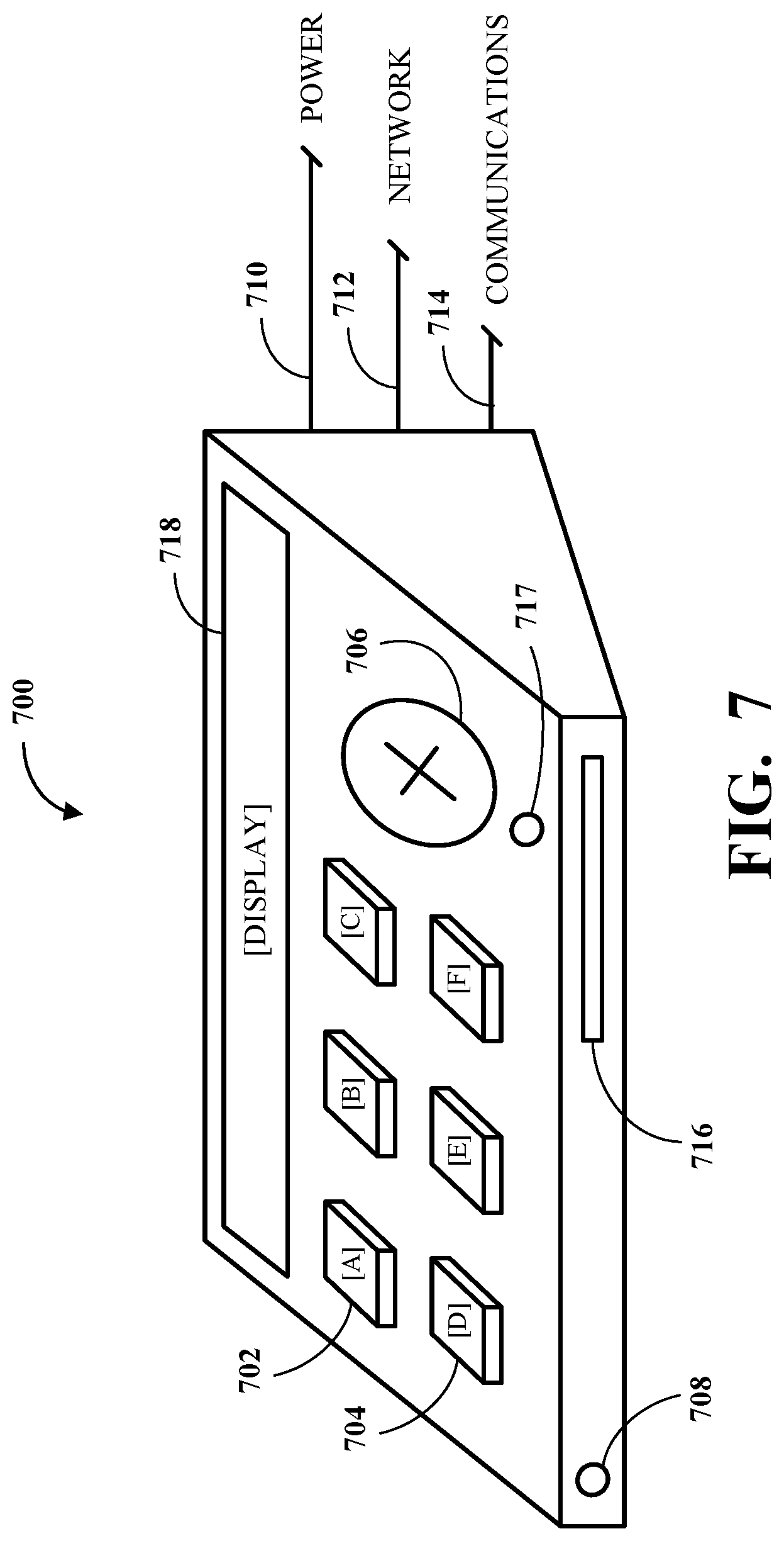 Patent US12309321 Figure 7 – Programmable contact center device