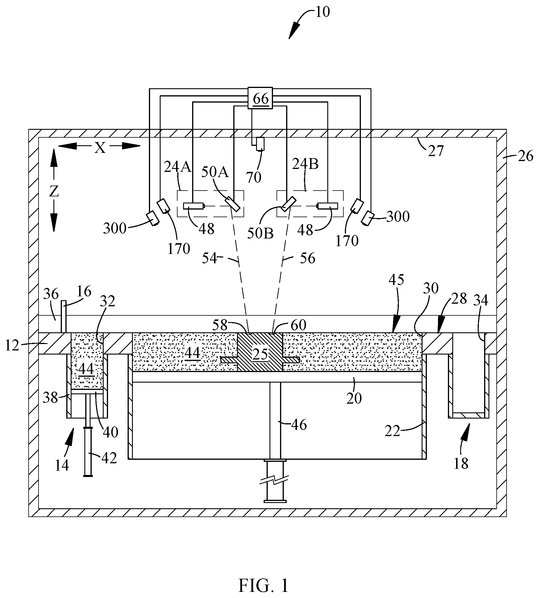 Patent US12309327 — Automated beam scan calibration, alignment, and adjustment — Figure 1