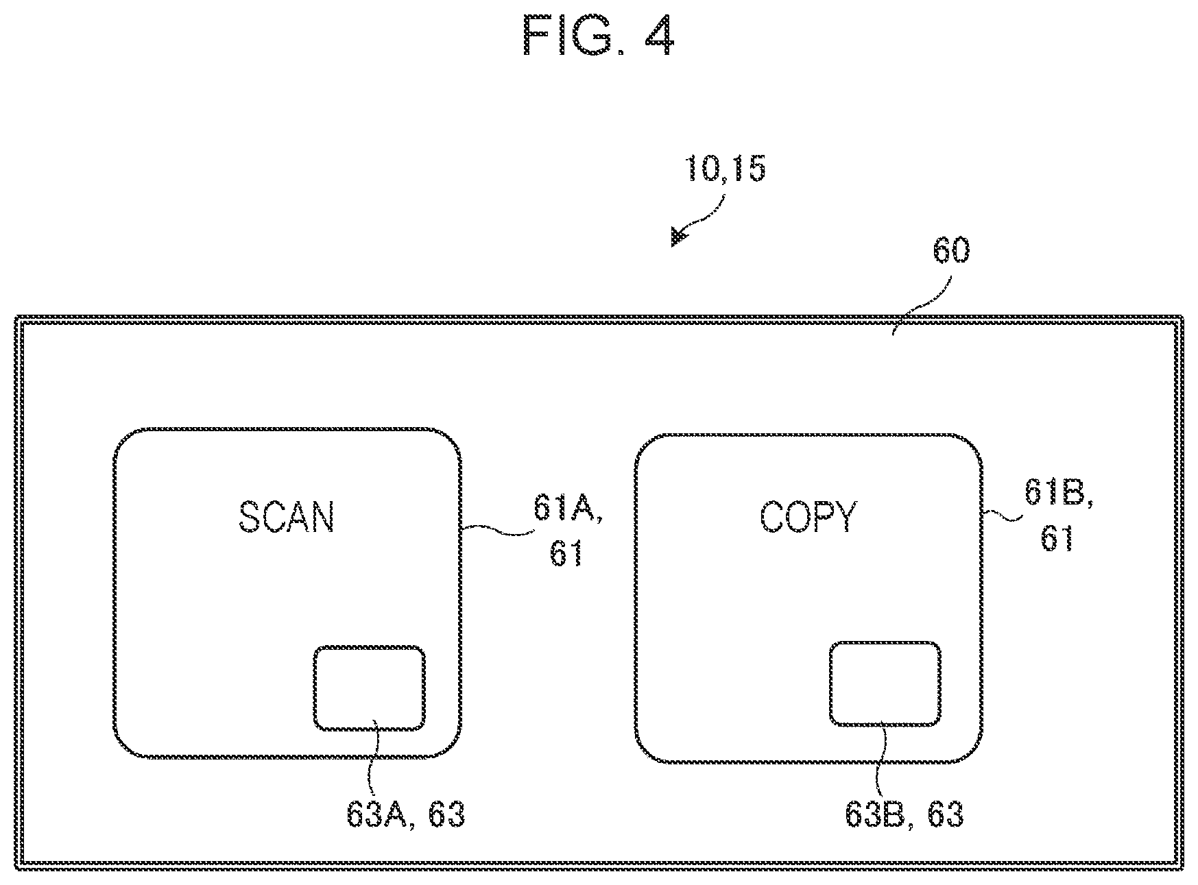 Patent US12309331 Figure 3 – Method executing function via scanner to display first button causing screen transition to setting screen, second and third buttons causing scanner to perform scan, non-transitory computer-readable storage medium storing program for display function